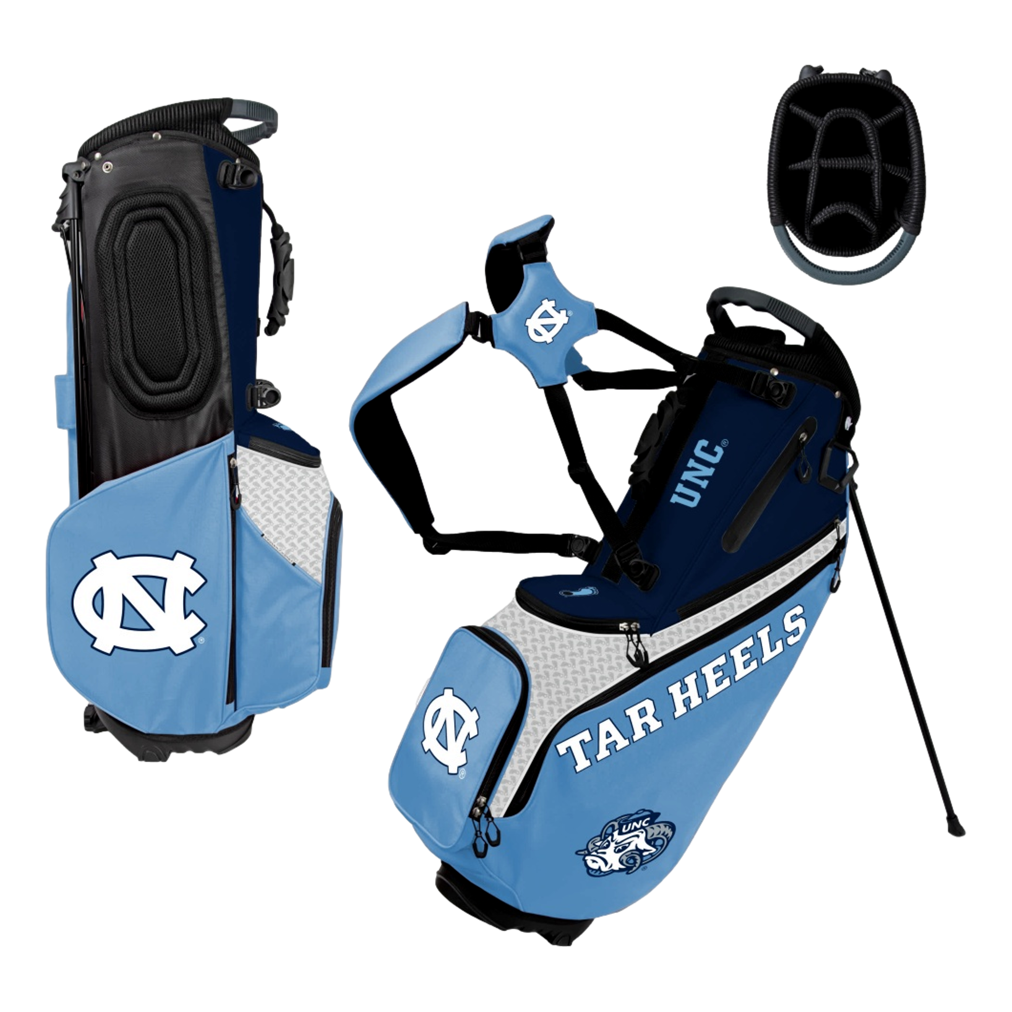 North Carolina Tar Heels Back Nine Stand Bag