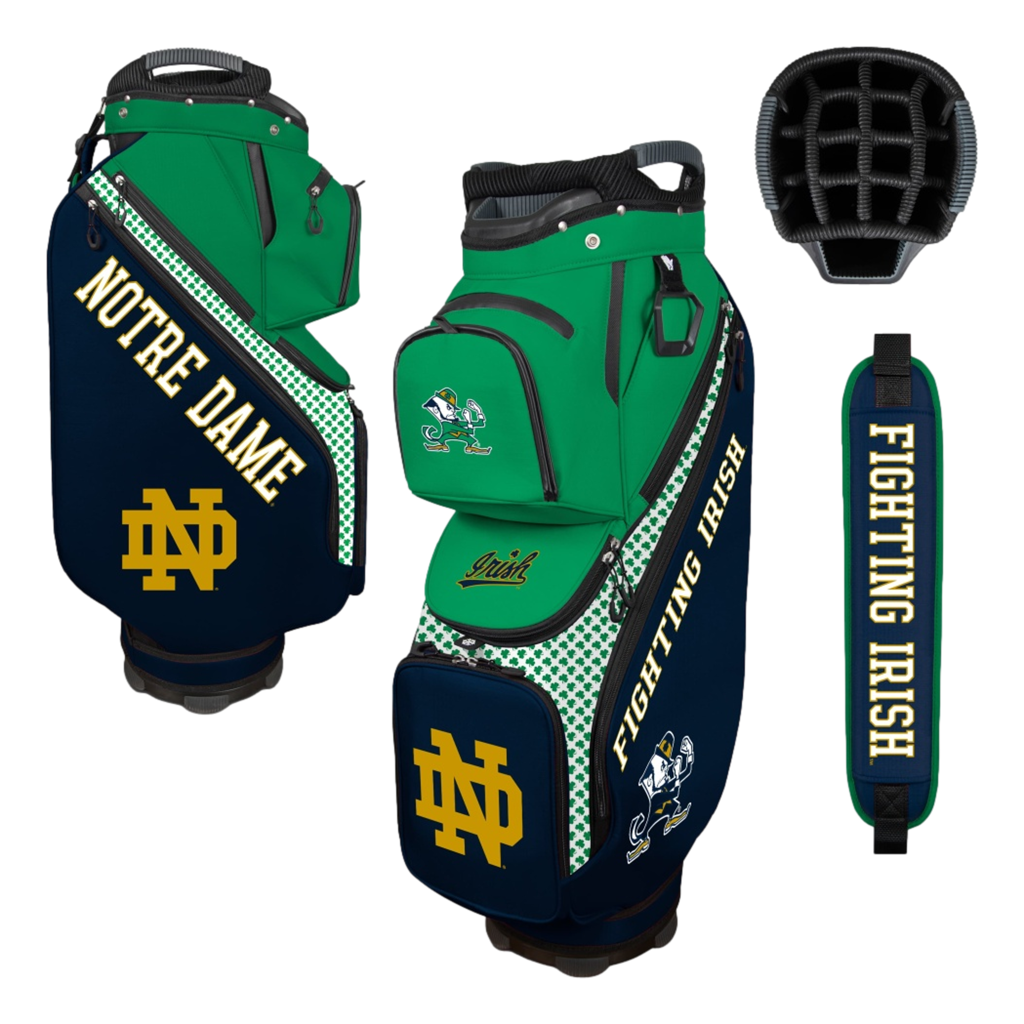 Notre Dame Fighting Irish Clubhouse Cooler Golf Cart Bag