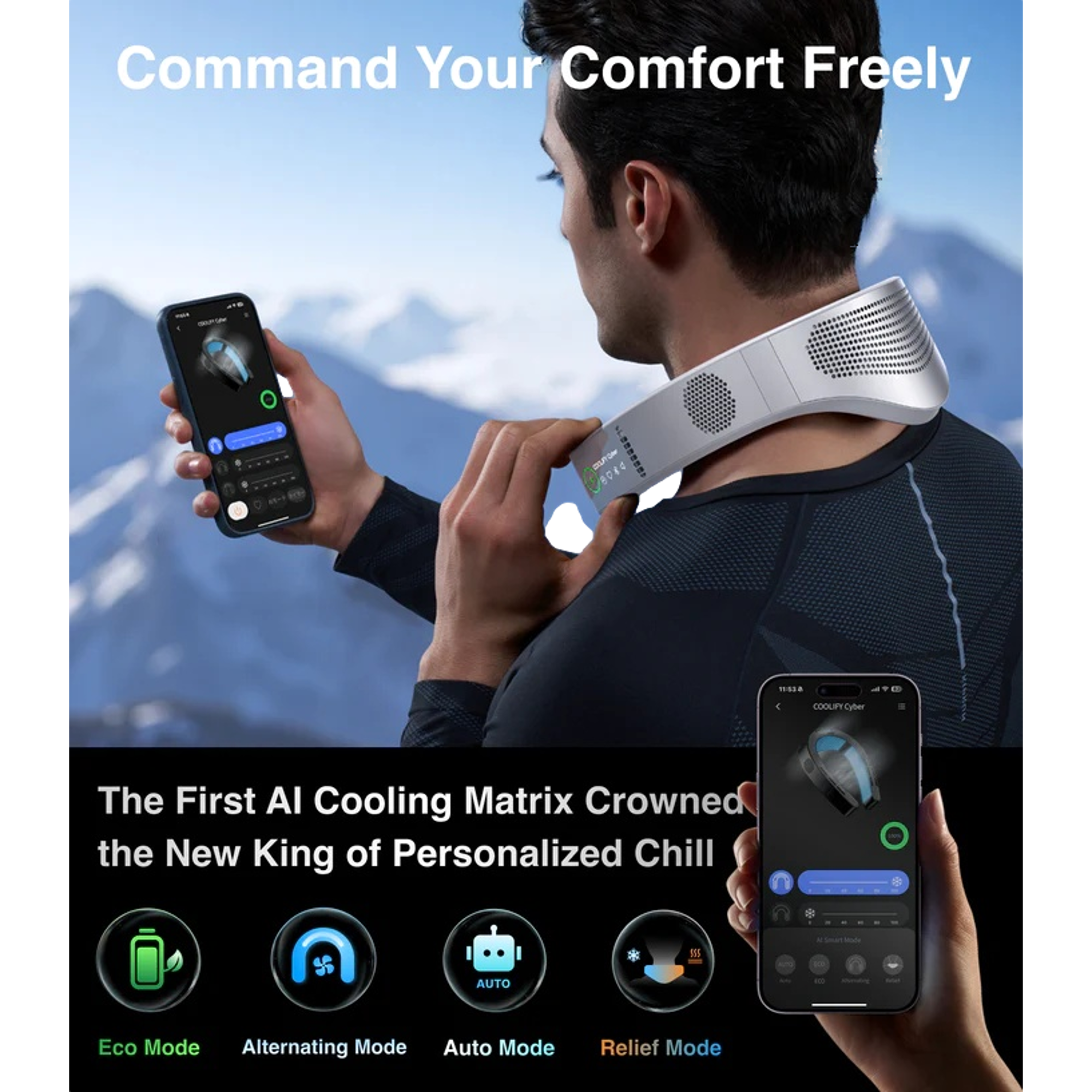 COOLiFY&nbsp;Cyber Neck Cooling Fan