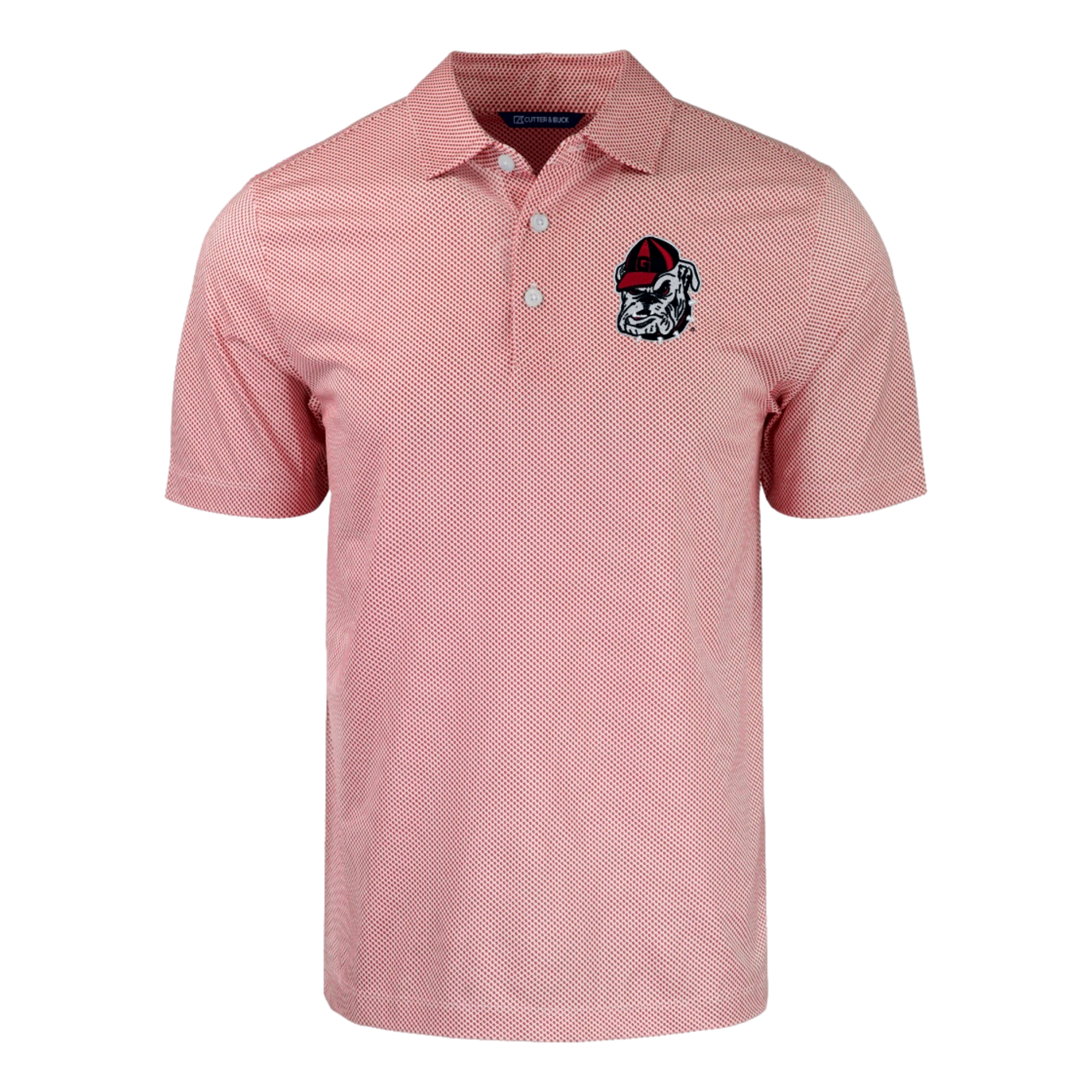 University of Georgia Pike Eco Symmetry Print Recycled Men's Golf Polo Shirt