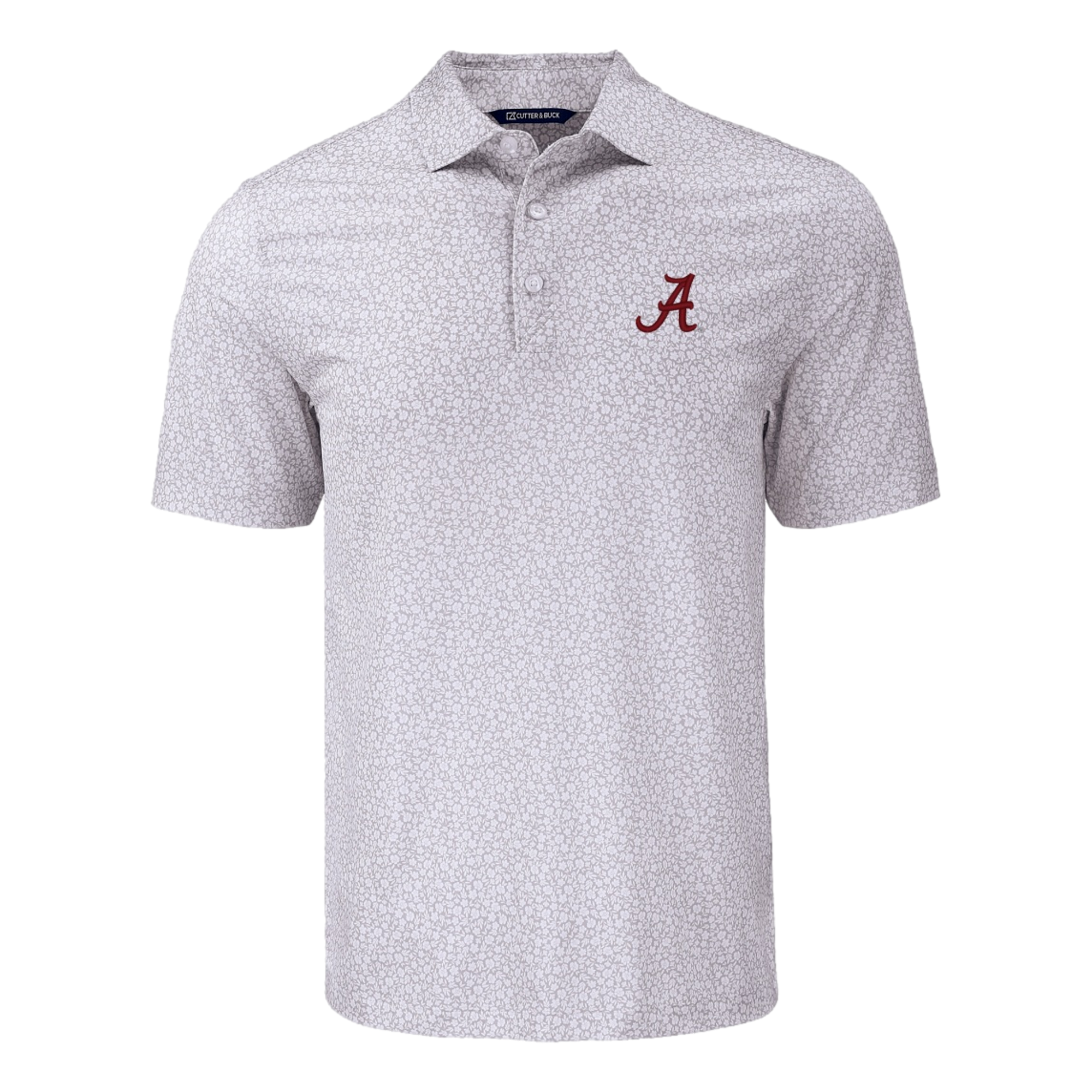University of Alabama Pike Eco Flora Print Recycled Men's Golf Polo Shirt