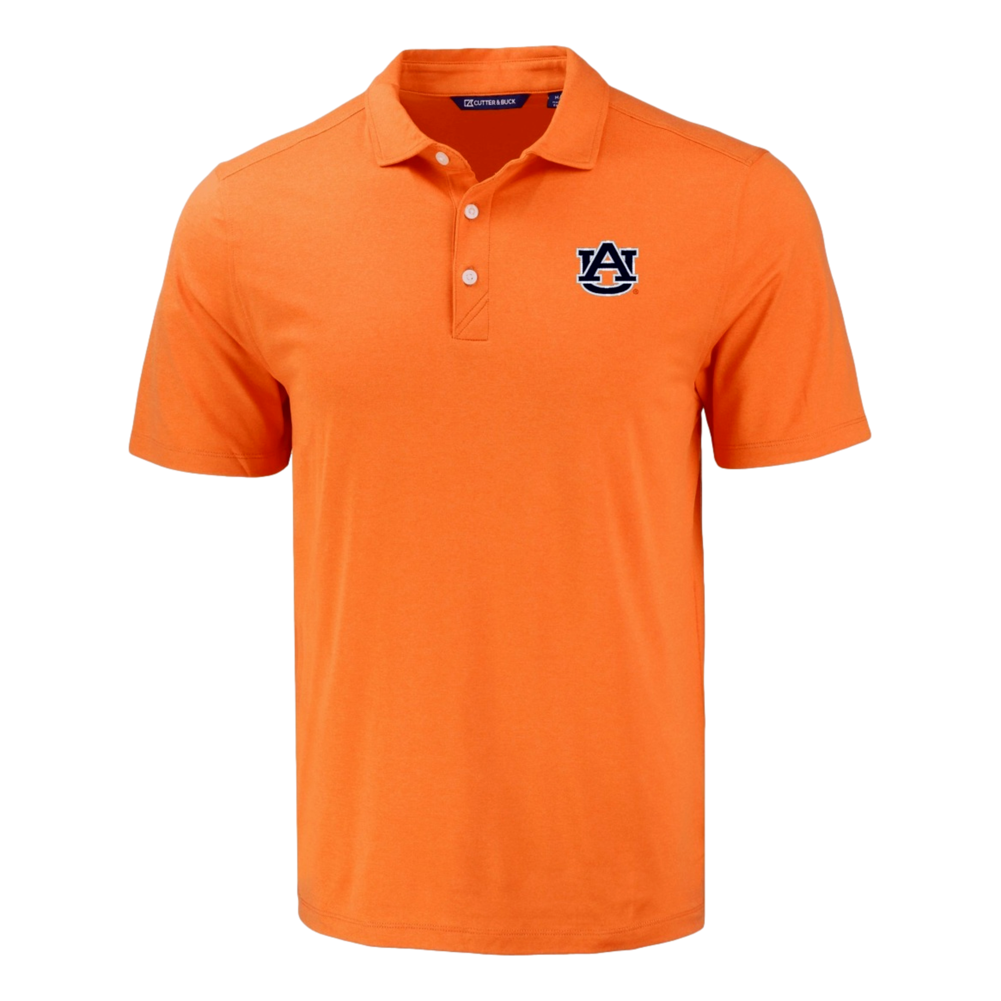 Cutter & Buck Auburn University Coastline Epic Comfort Recycled Men's Short Sleeve Golf Polo Shirt