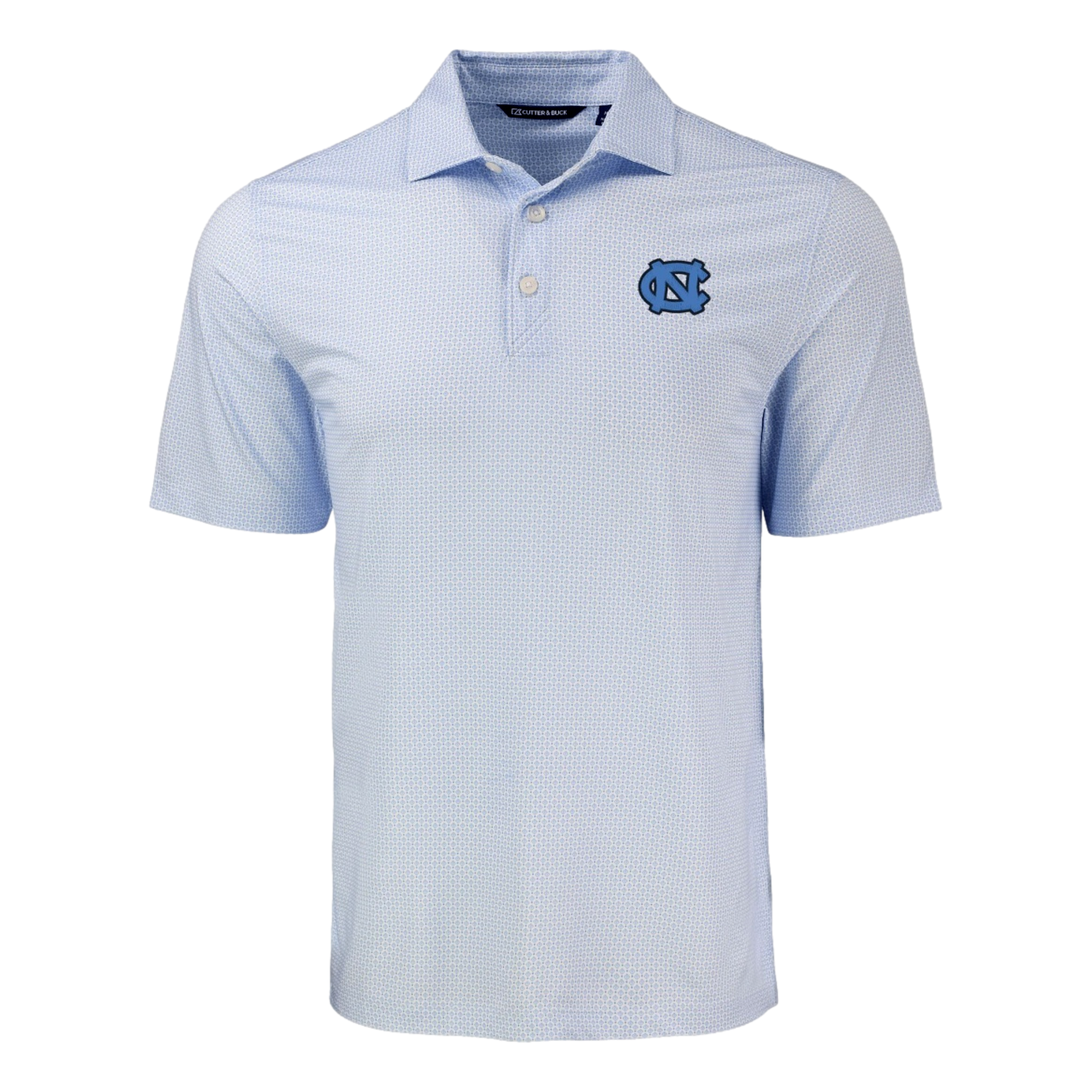 University of North Carolina Pike Eco Diamond Dot Print Recycled Men's Golf Polo Shirt