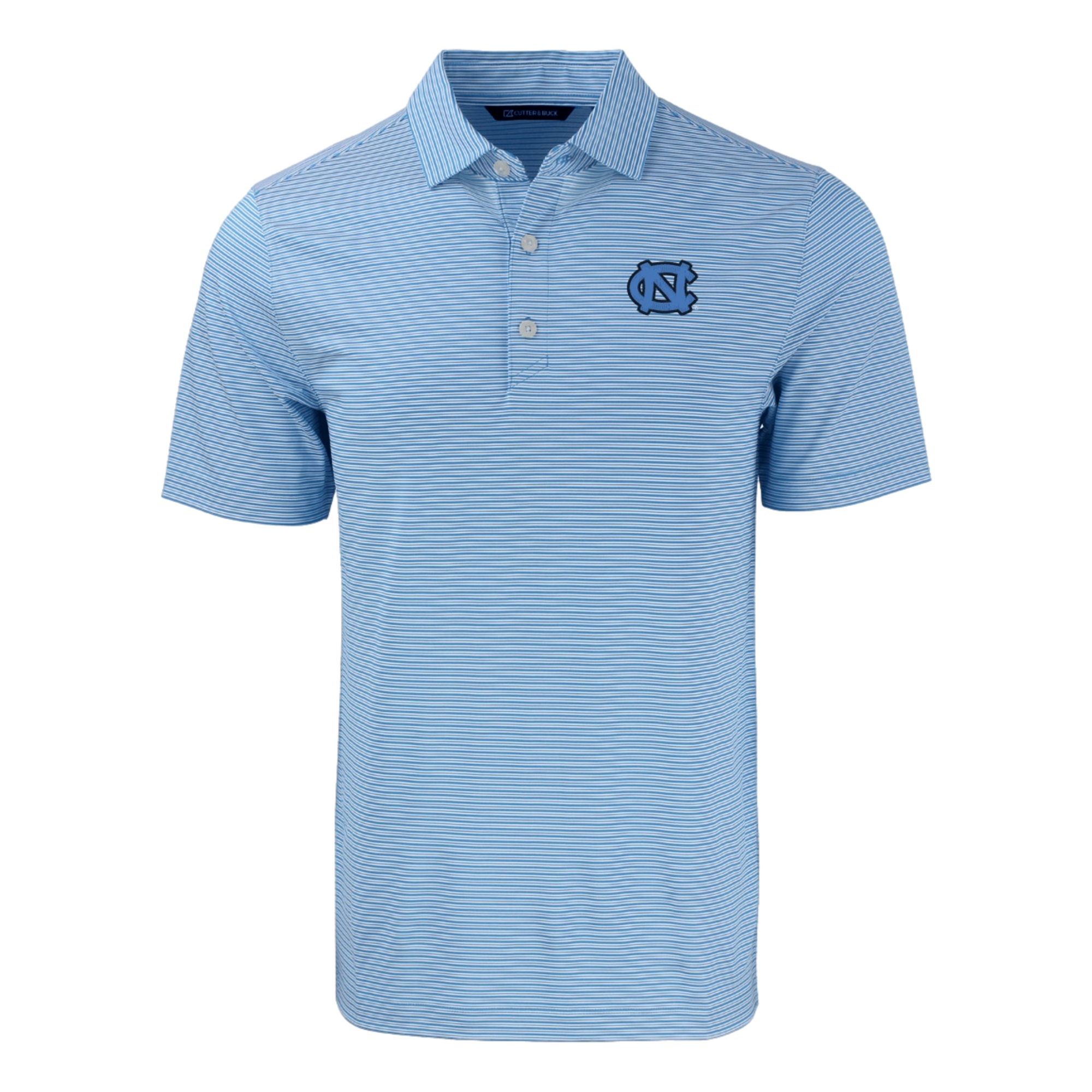 University of North Carolina Forge Eco Double Stripe Recycled Men's Golf Polo Shirt
