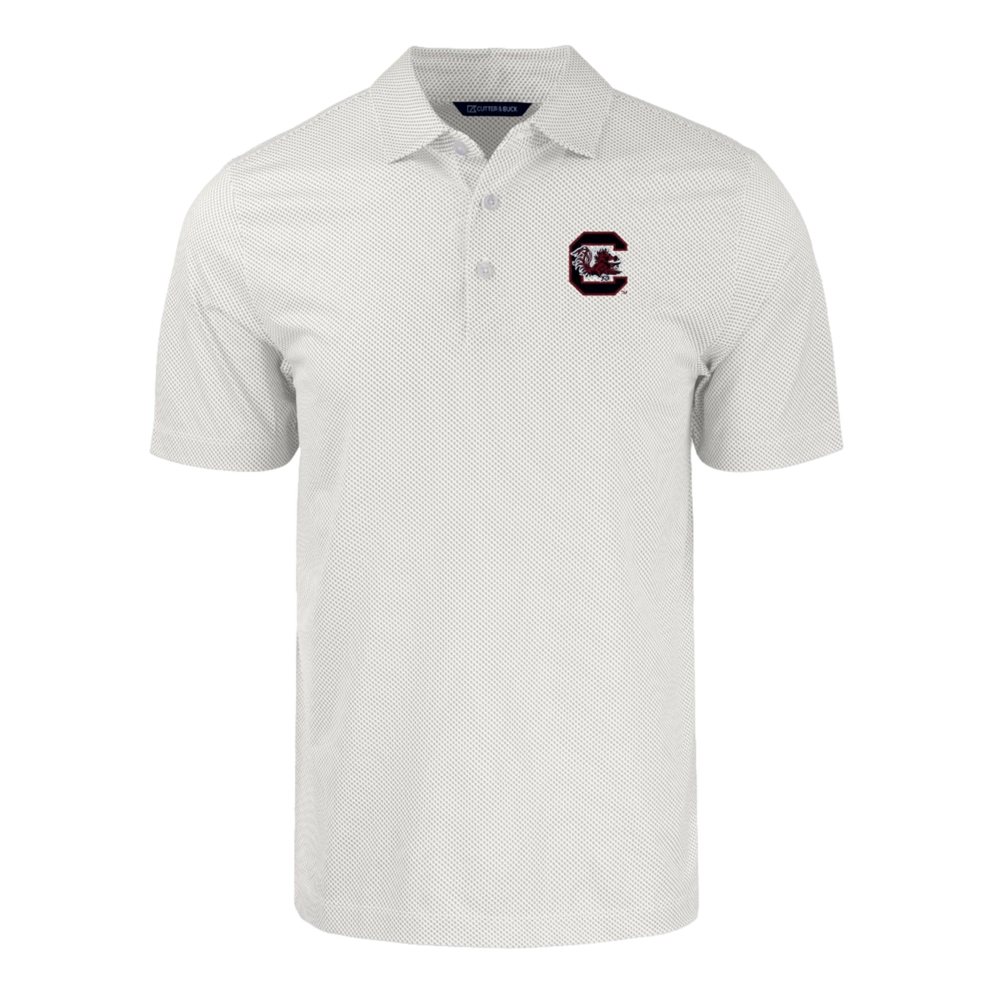 University of South Carolina Pike Eco Symmetry Print Recycled Men's Golf Polo Shirt