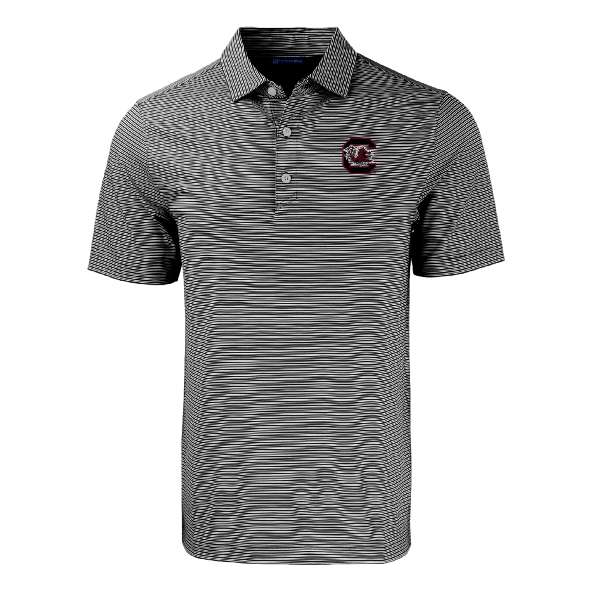 University of South Carolina Forge Eco Double Stripe Recycled Men's Golf Polo Shirt
