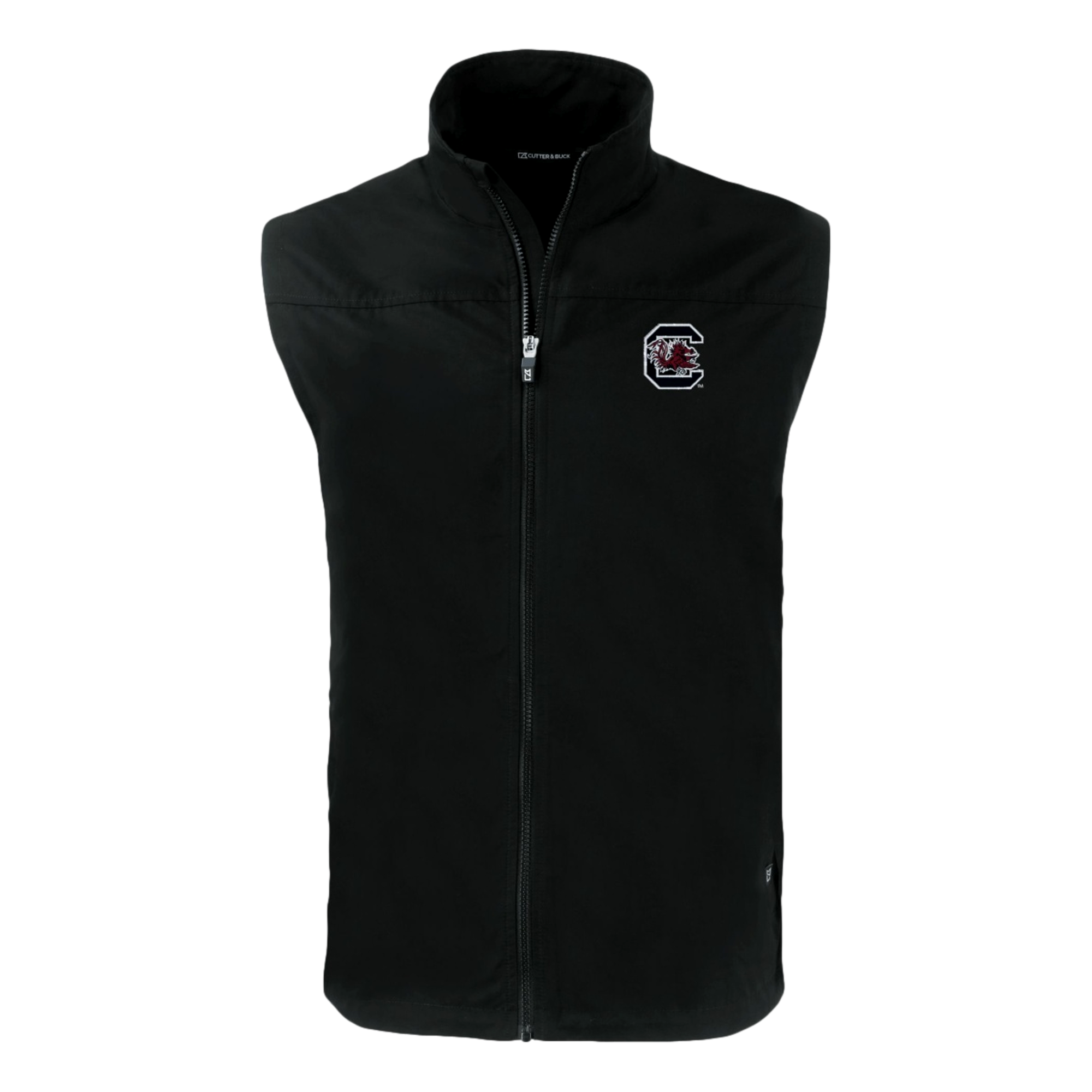 University of South Carolina Charter Eco Recycled Men's Golf Full-Zip Vest