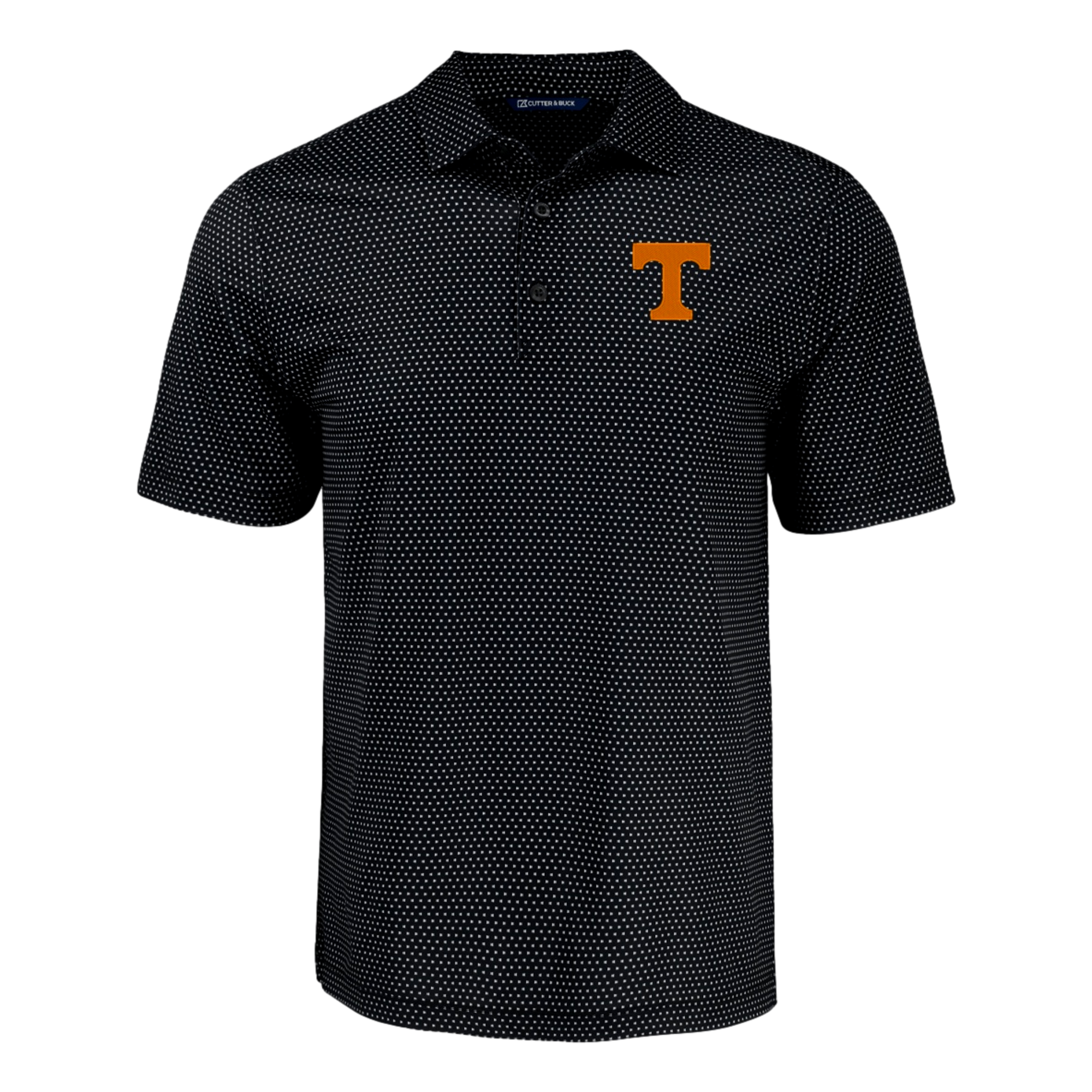 University of Tennessee Pike Eco Shadow Check Print Recycled Men's Golf Polo Shirt