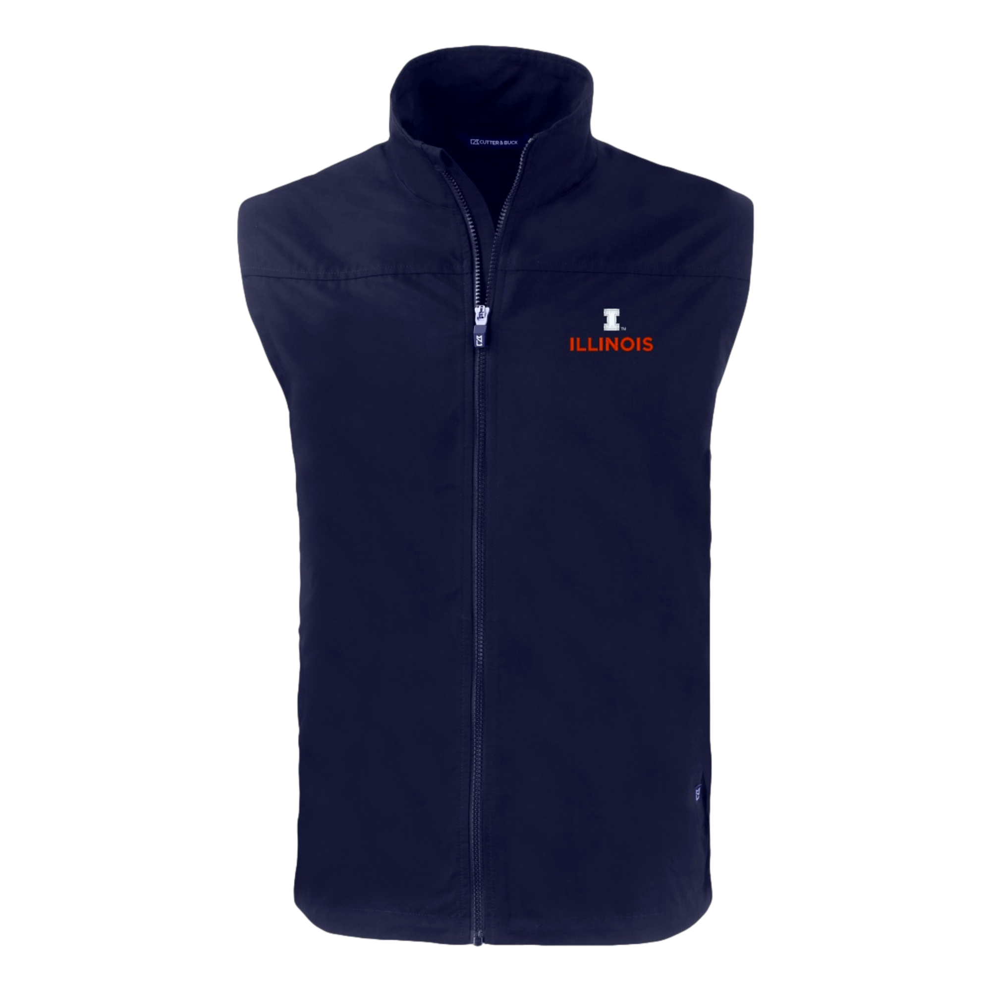 University of Illinois Charter Eco Recycled Men's Golf Full-Zip Vest