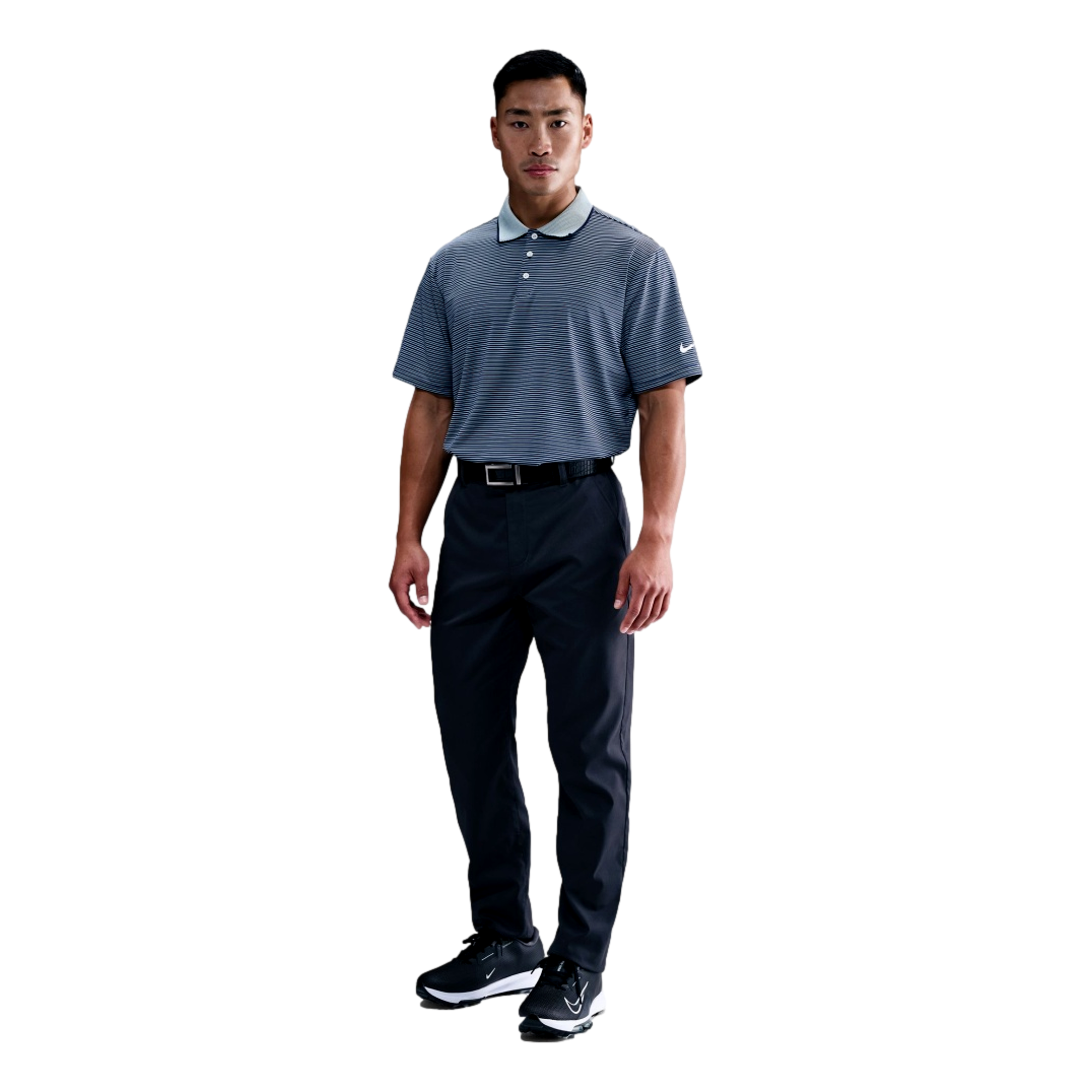 Nike Dri-Fit Tour Stripe Men's Short Sleeve Golf Polo Shirt