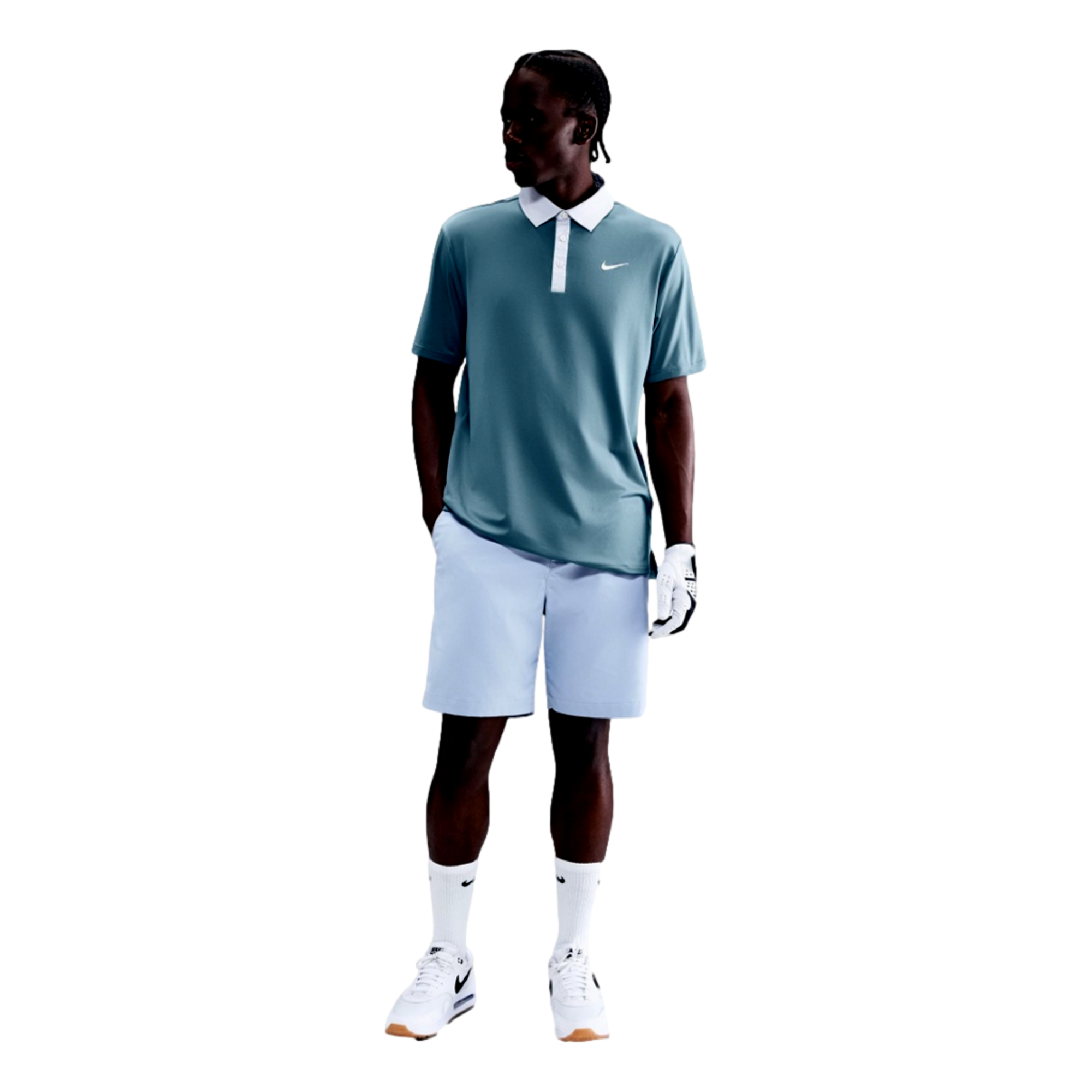 Nike Dri-Fit Tour Contrast Men's Short Sleeve Golf Polo Shirt