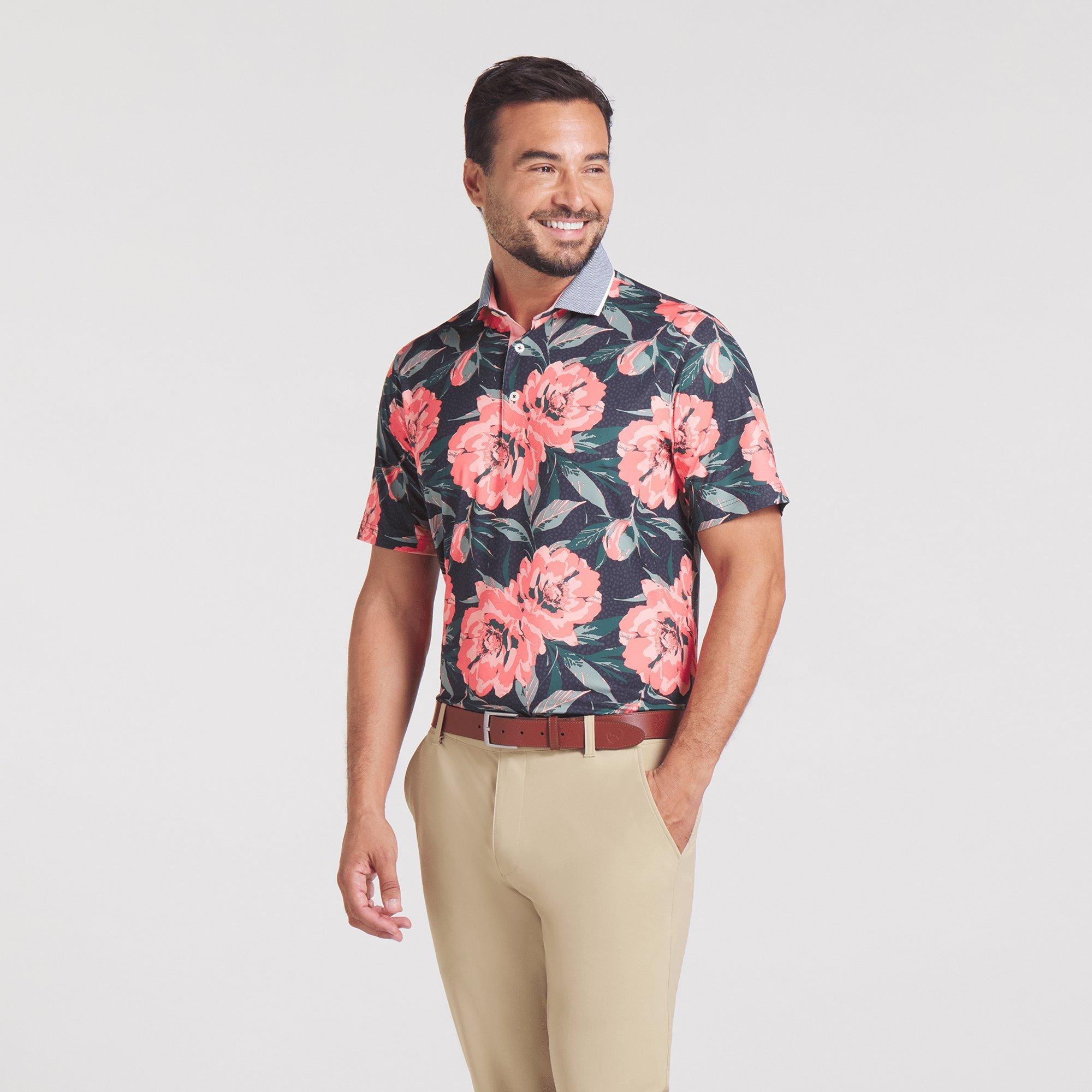 MATTR Beautiful Game Men's Short Sleeve Golf Polo Shirt