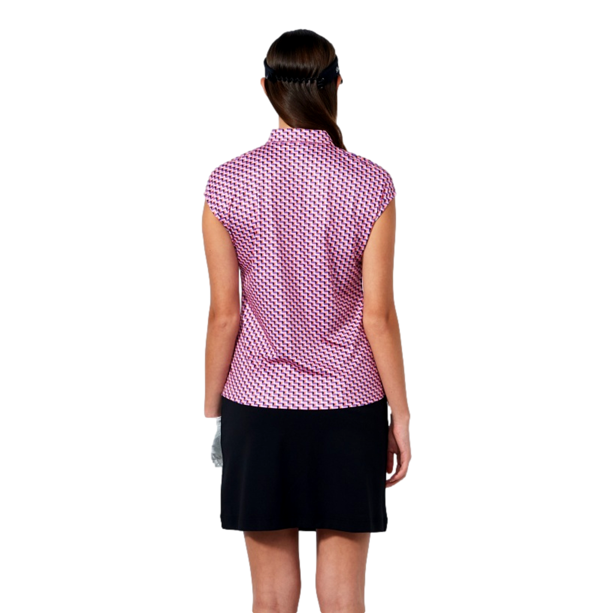 Geo Print Women's Golf Polo Shirt
