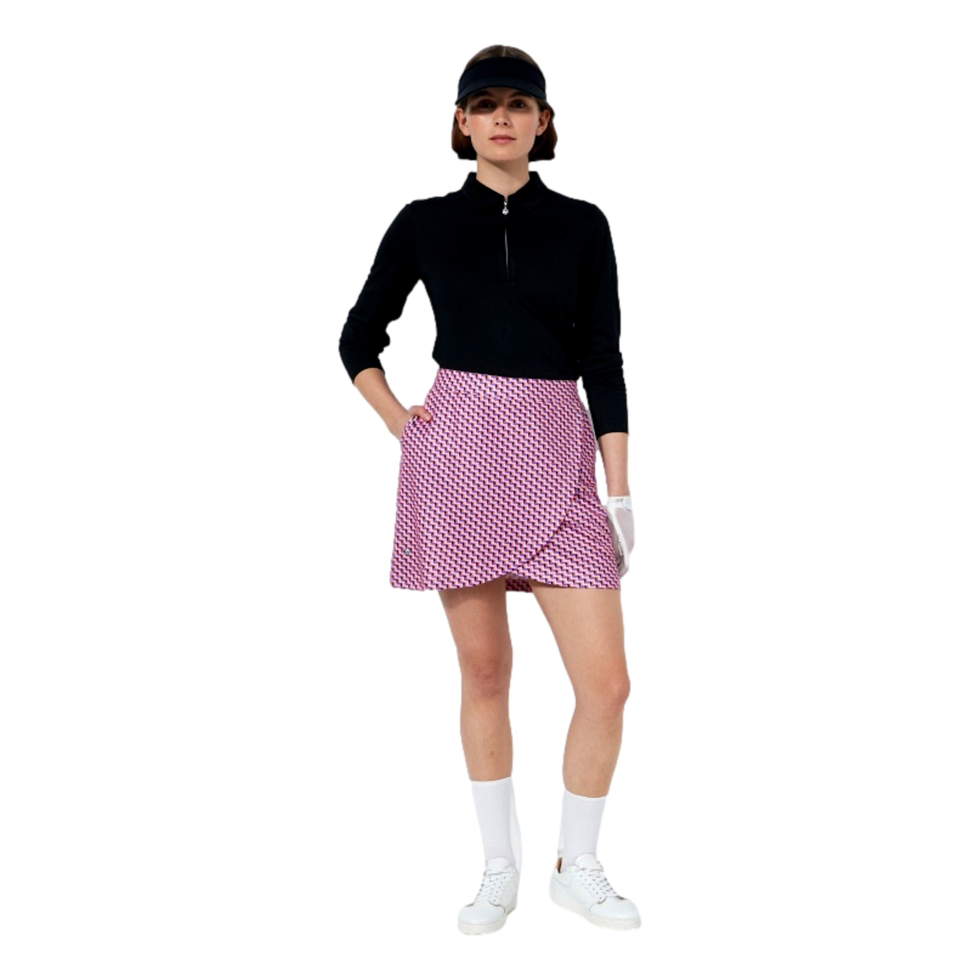 Printed Wrap Women's 18" Golf Skort