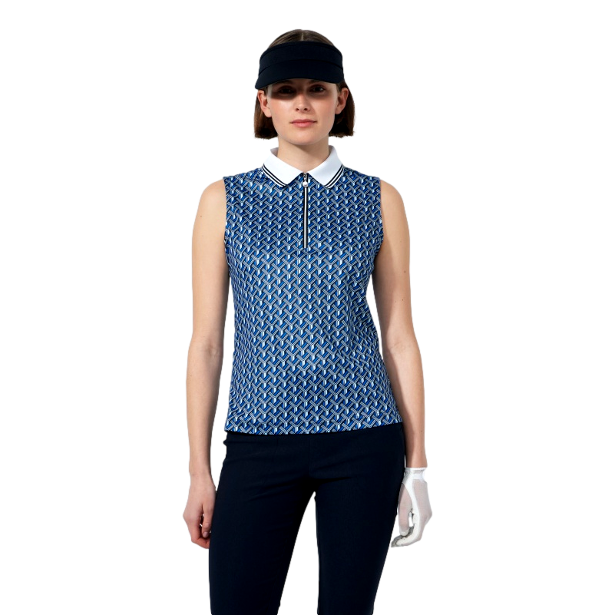 Twisted Women's Sleeveless Golf Polo Shirt