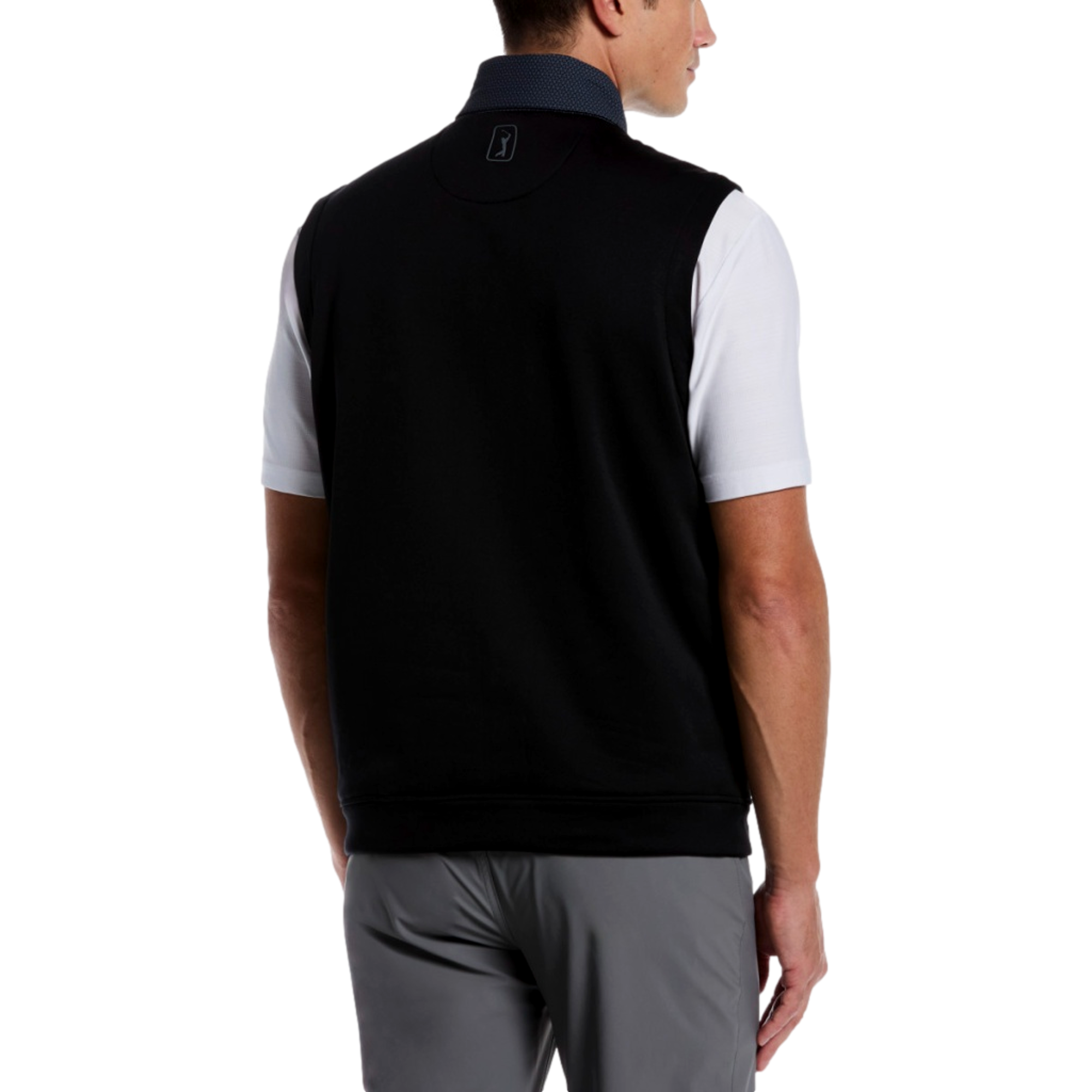 Printed Fiber-Fill Men's Golf Vest