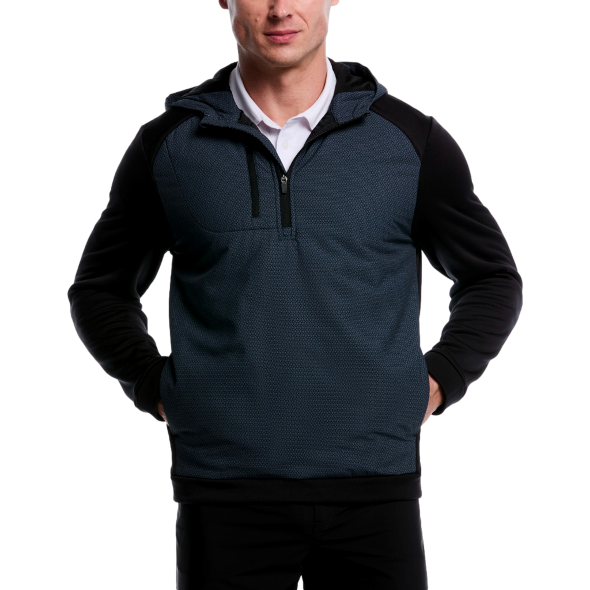 Printed Fiber-Filled Men's Golf Hoodie