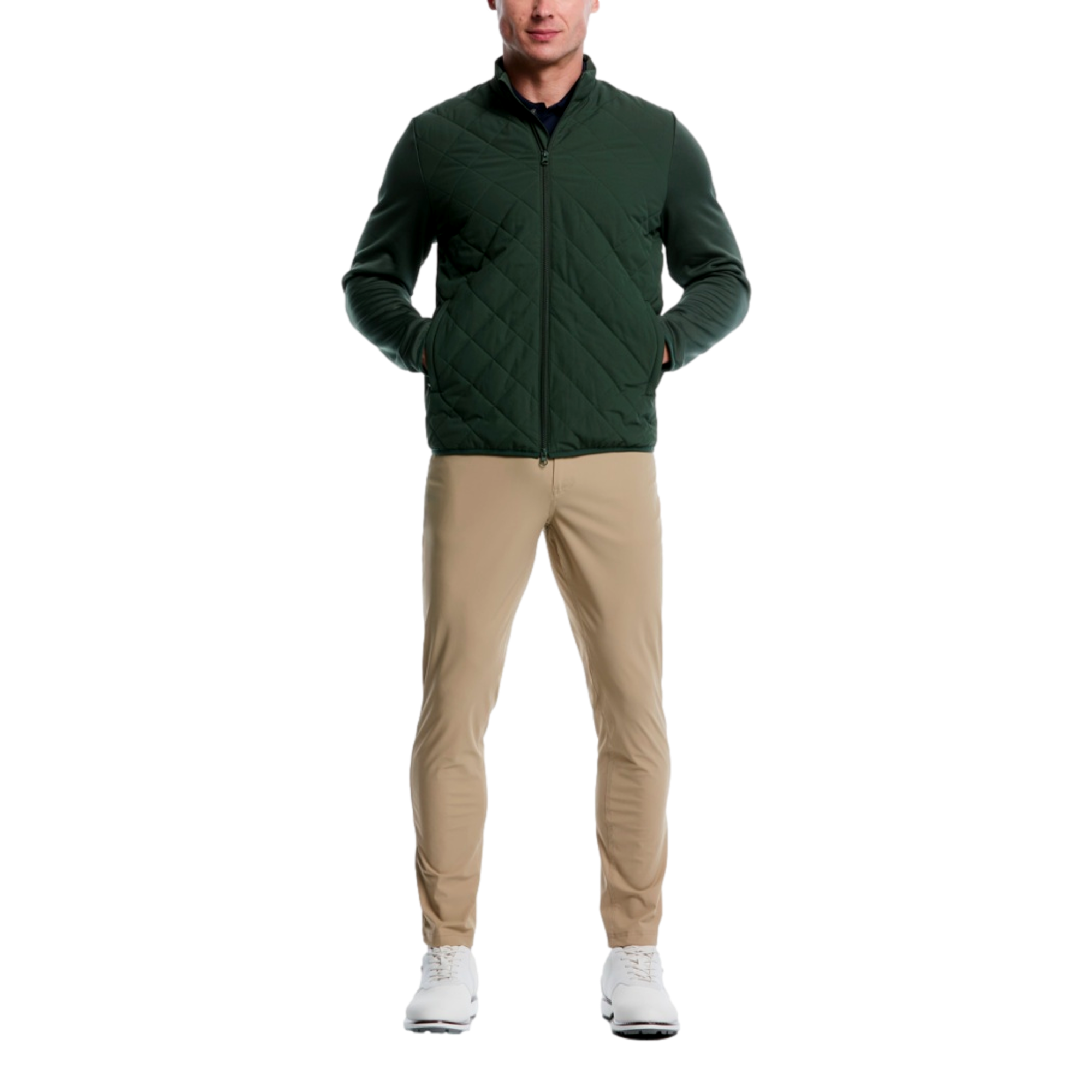 Full Zip Fiber-Fill Men's Golf Jacket