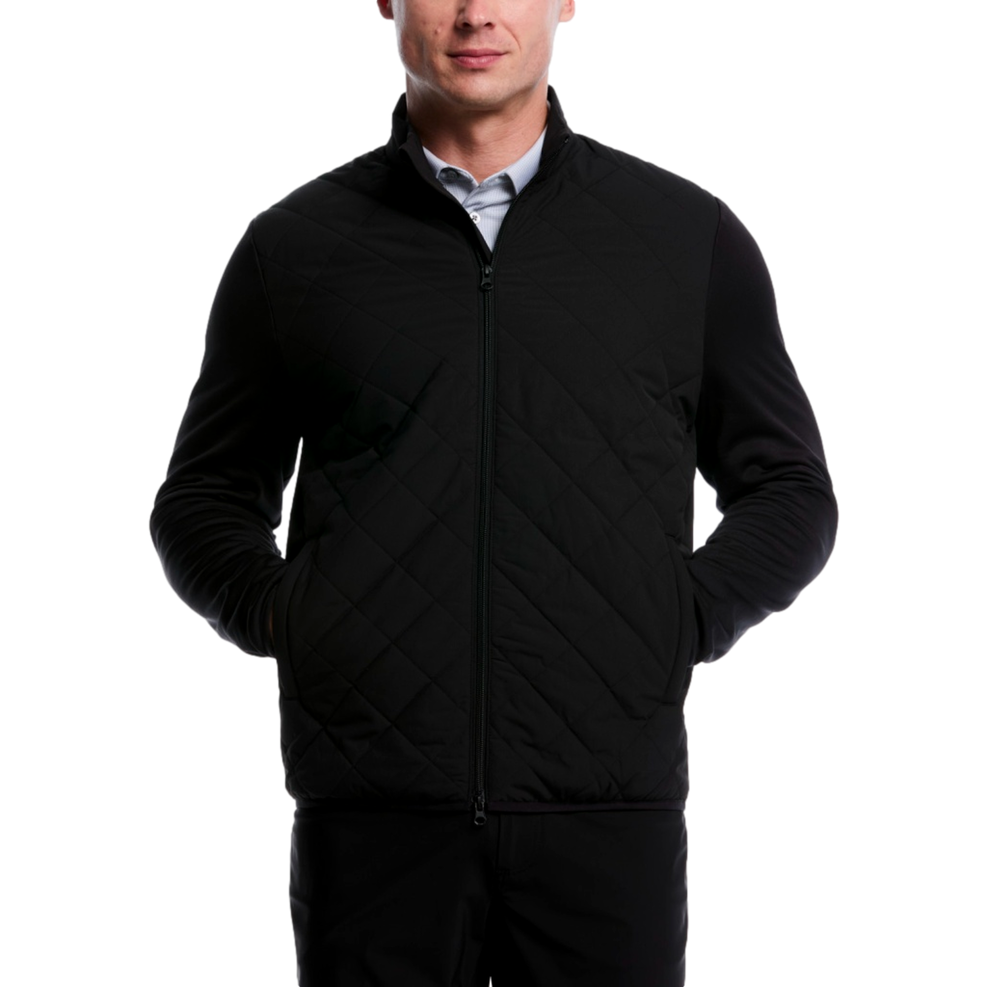 Full Zip Fiber-Fill Men's Golf Jacket