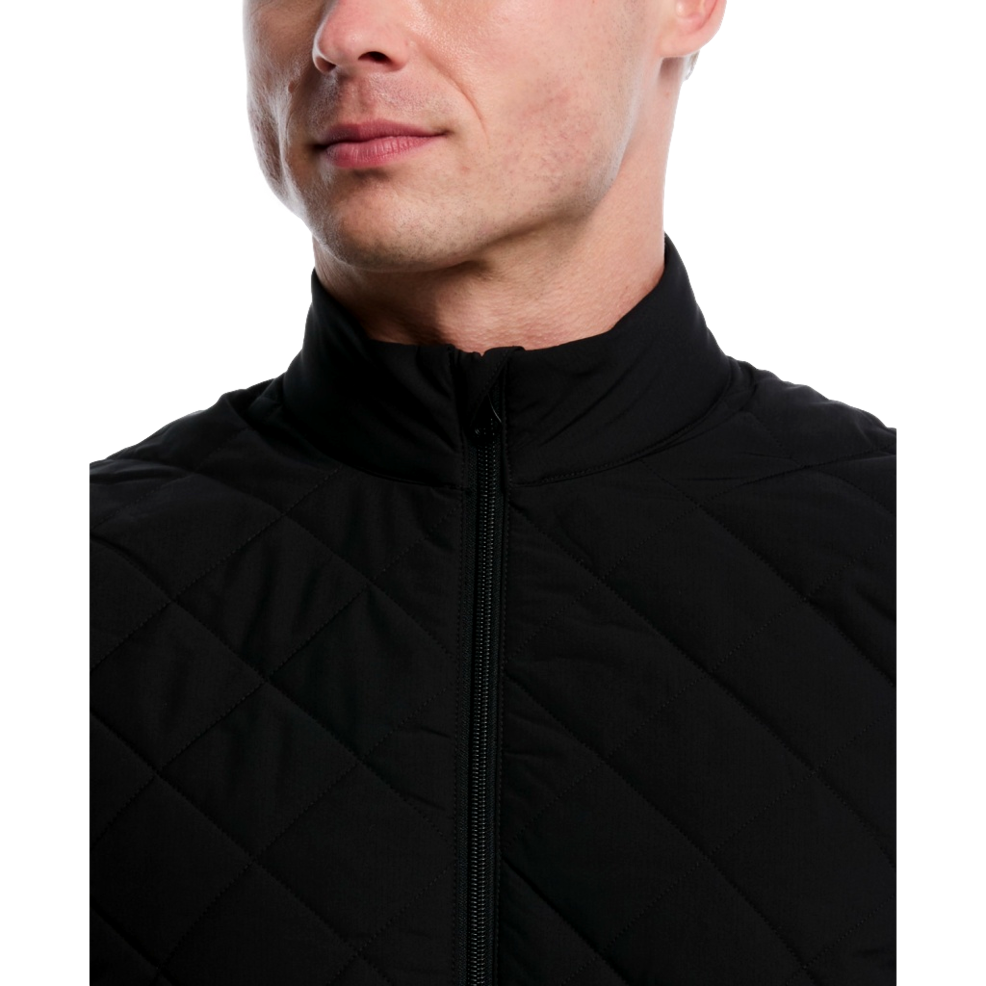 Water Repellent Full Zip Men's Golf Vest