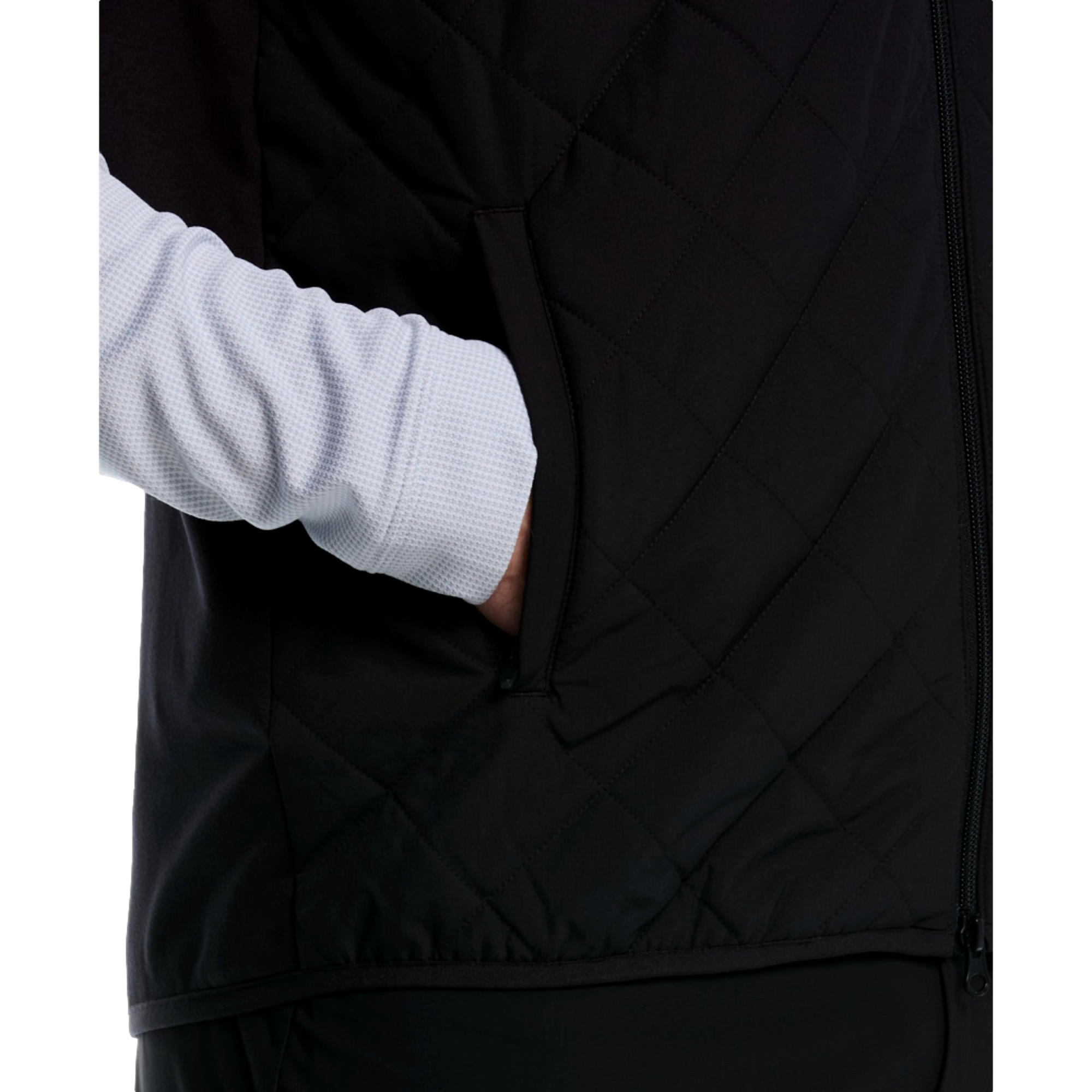 Water Repellent Full Zip Men's Golf Vest