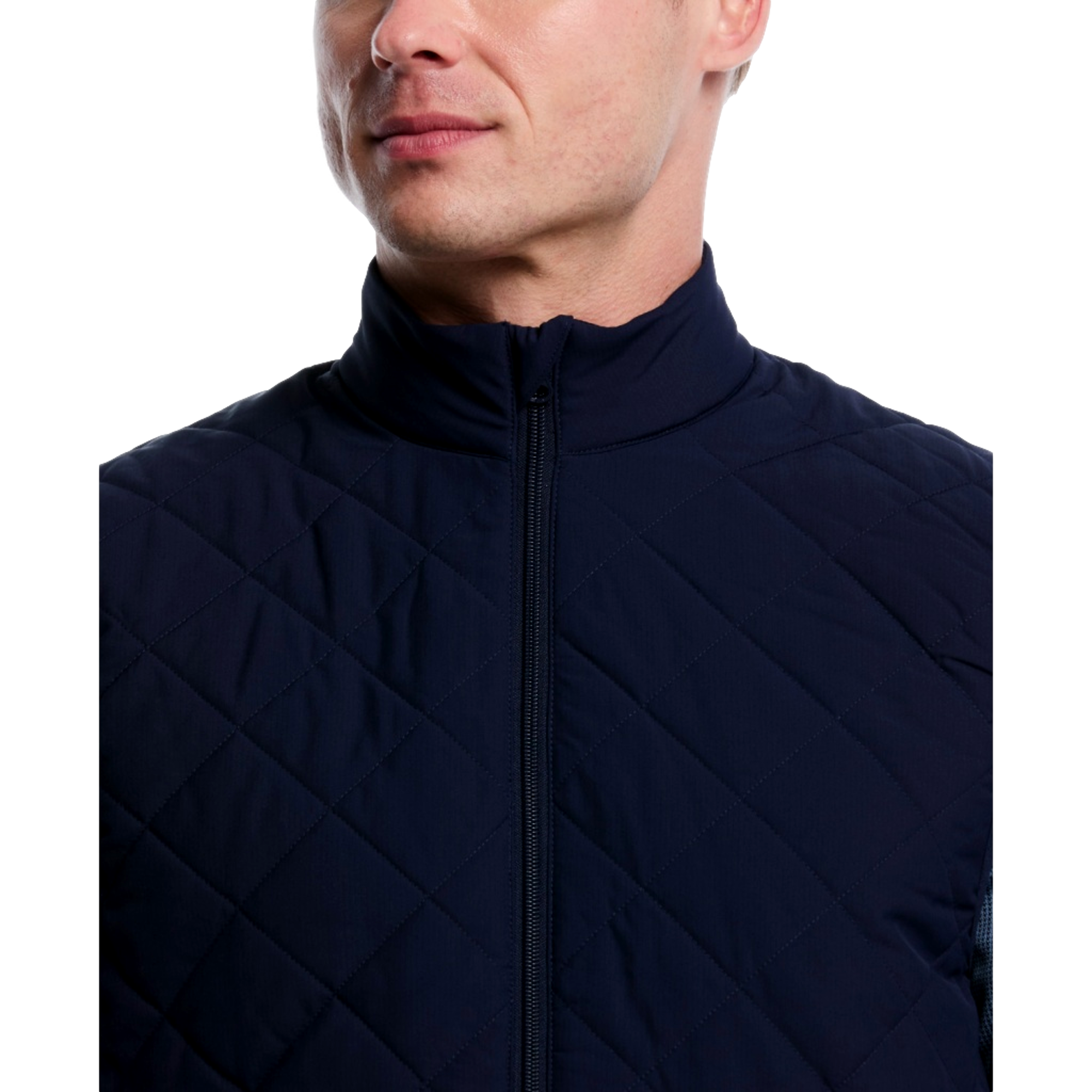 Water Repellent Full Zip Men's Golf Vest