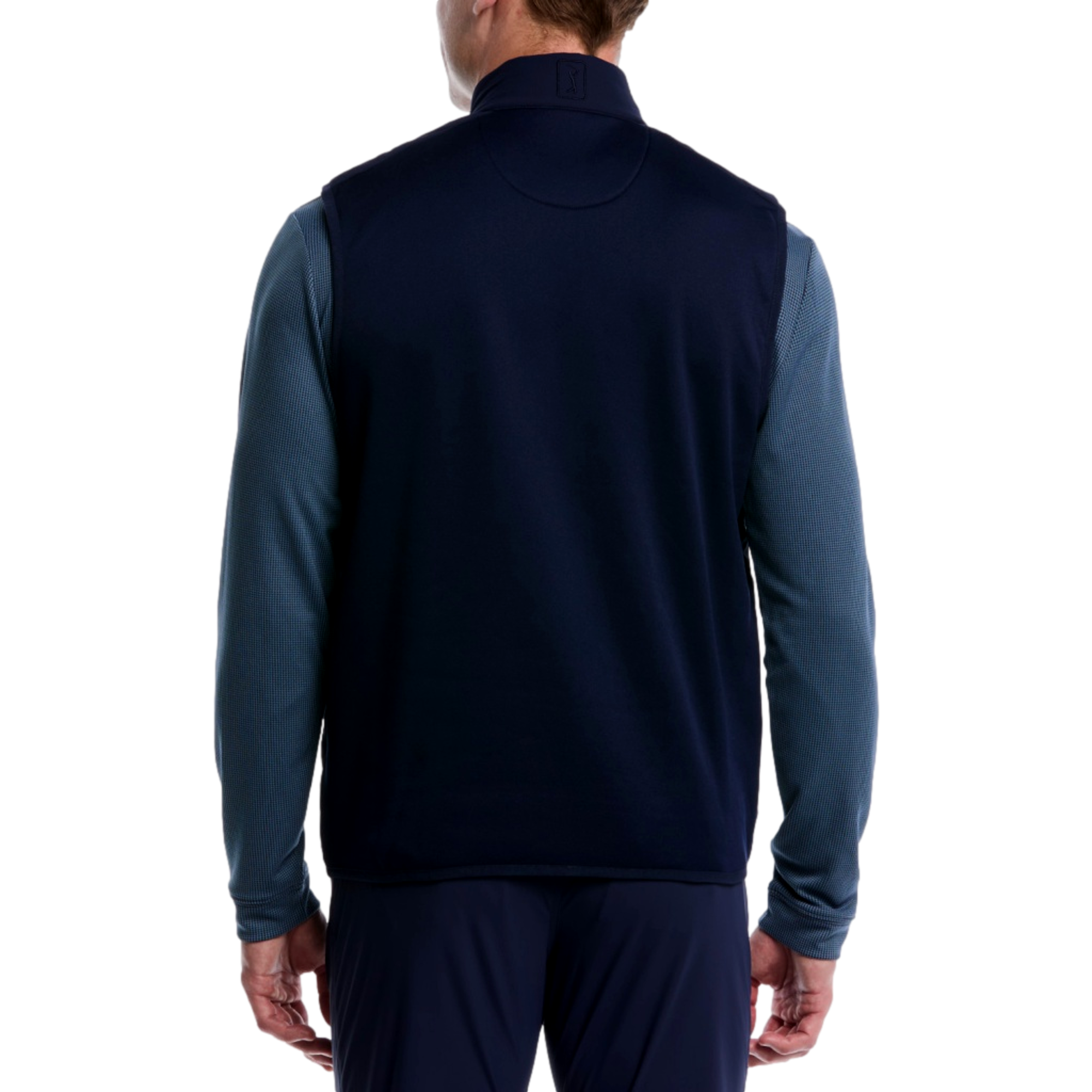 Water Repellent Full Zip Men's Golf Vest