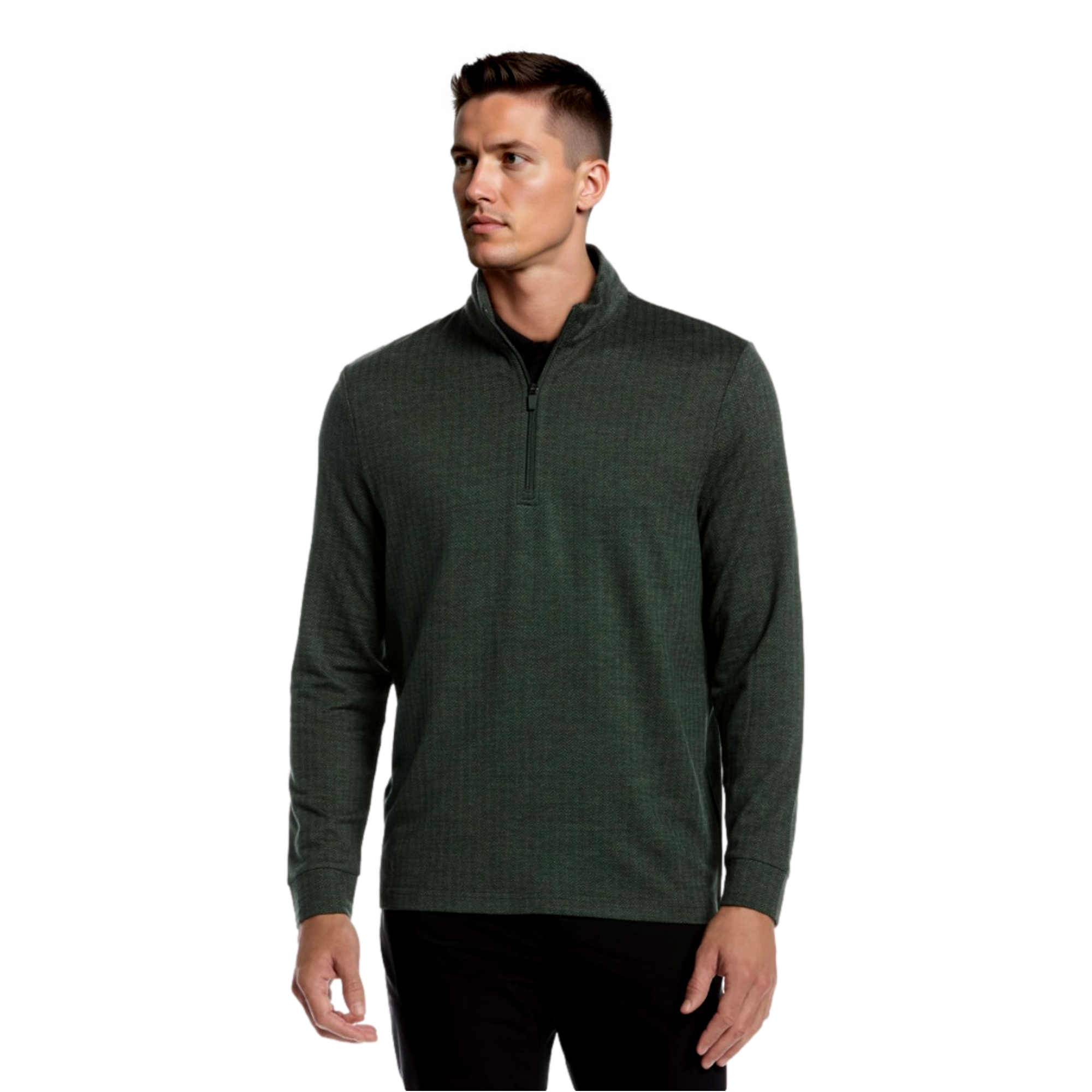 Herringbone Men's Golf Quarter Zip