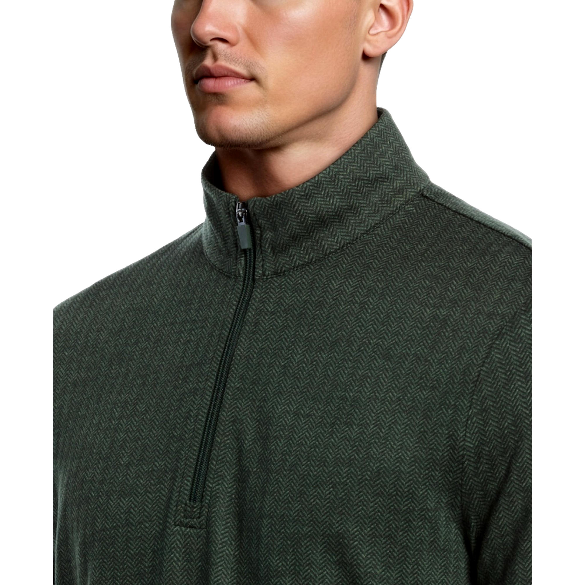 Herringbone Men's Golf Quarter Zip