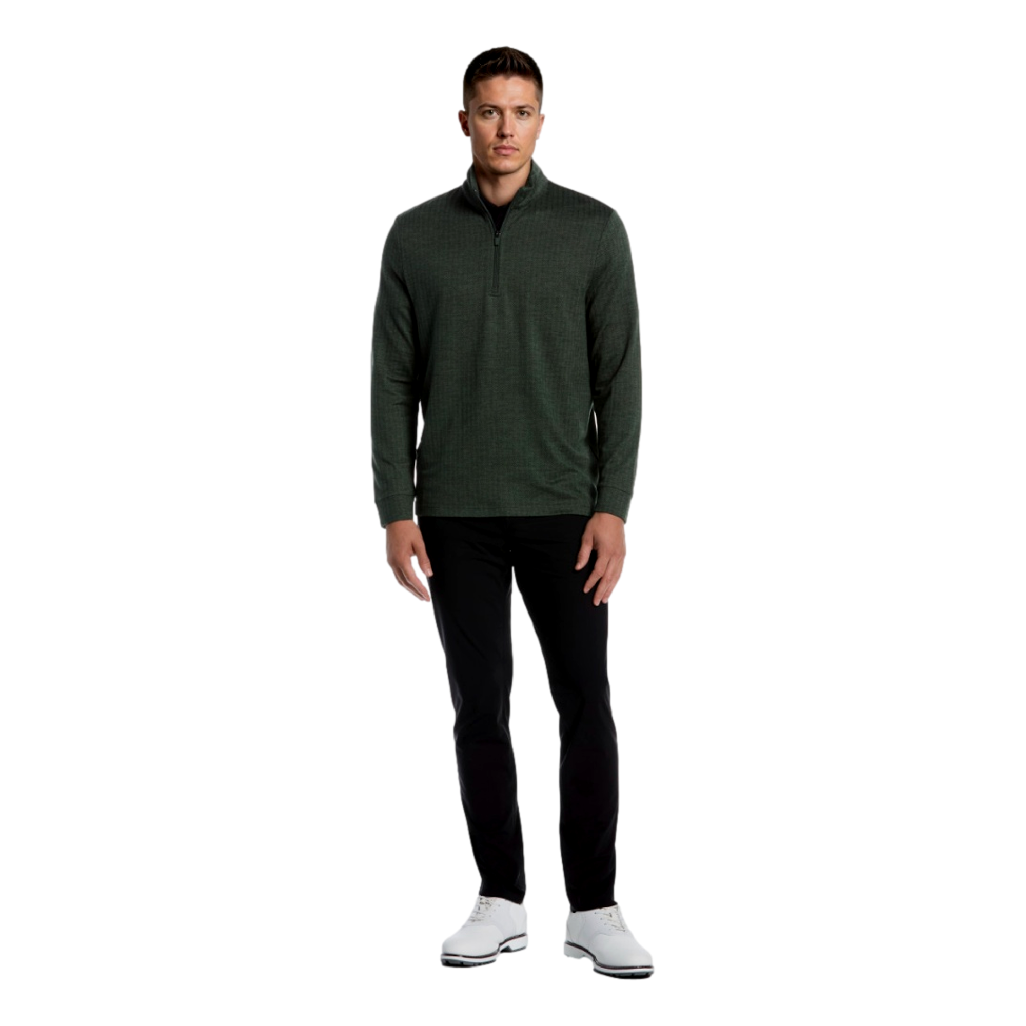 Herringbone Men's Golf Quarter Zip