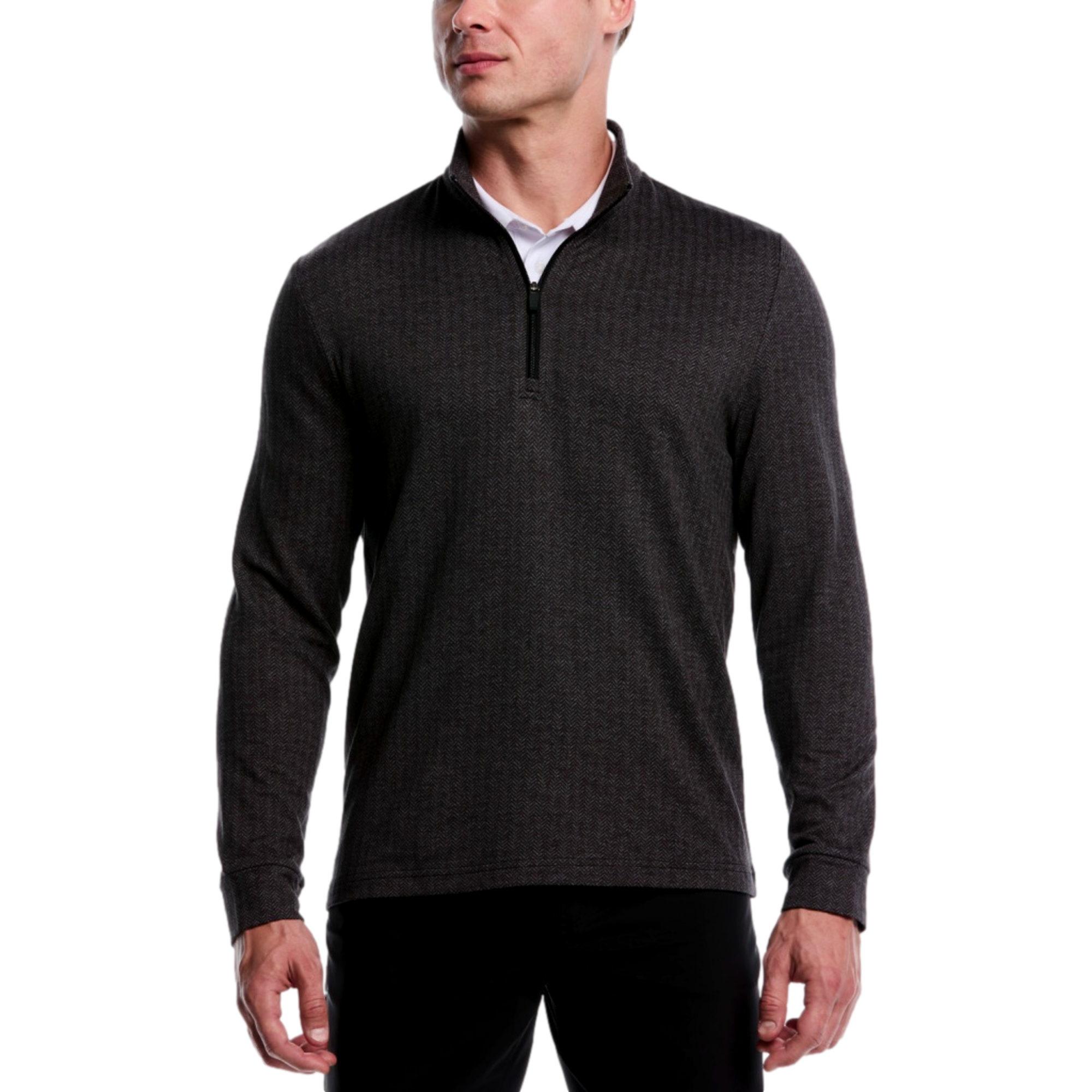 Herringbone Men's Golf Quarter Zip