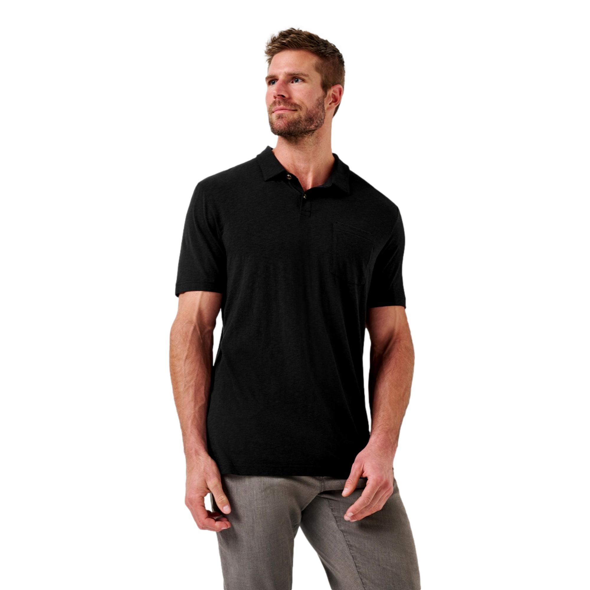 Cloud Men's Short Sleeve Golf Polo Shirt