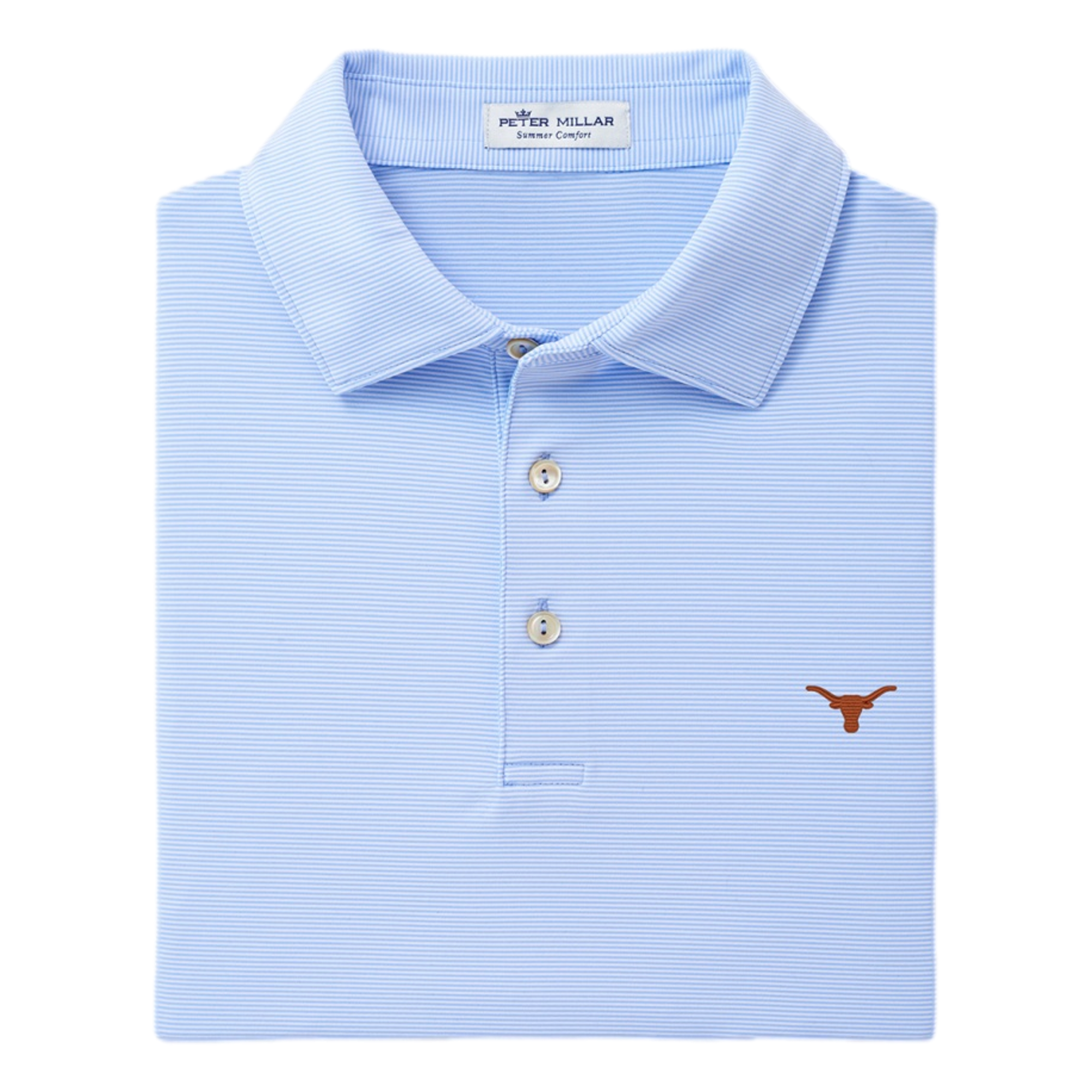 University of Texas Jubilee Performance Jersey Stripe Men's Golf Polo Shirt