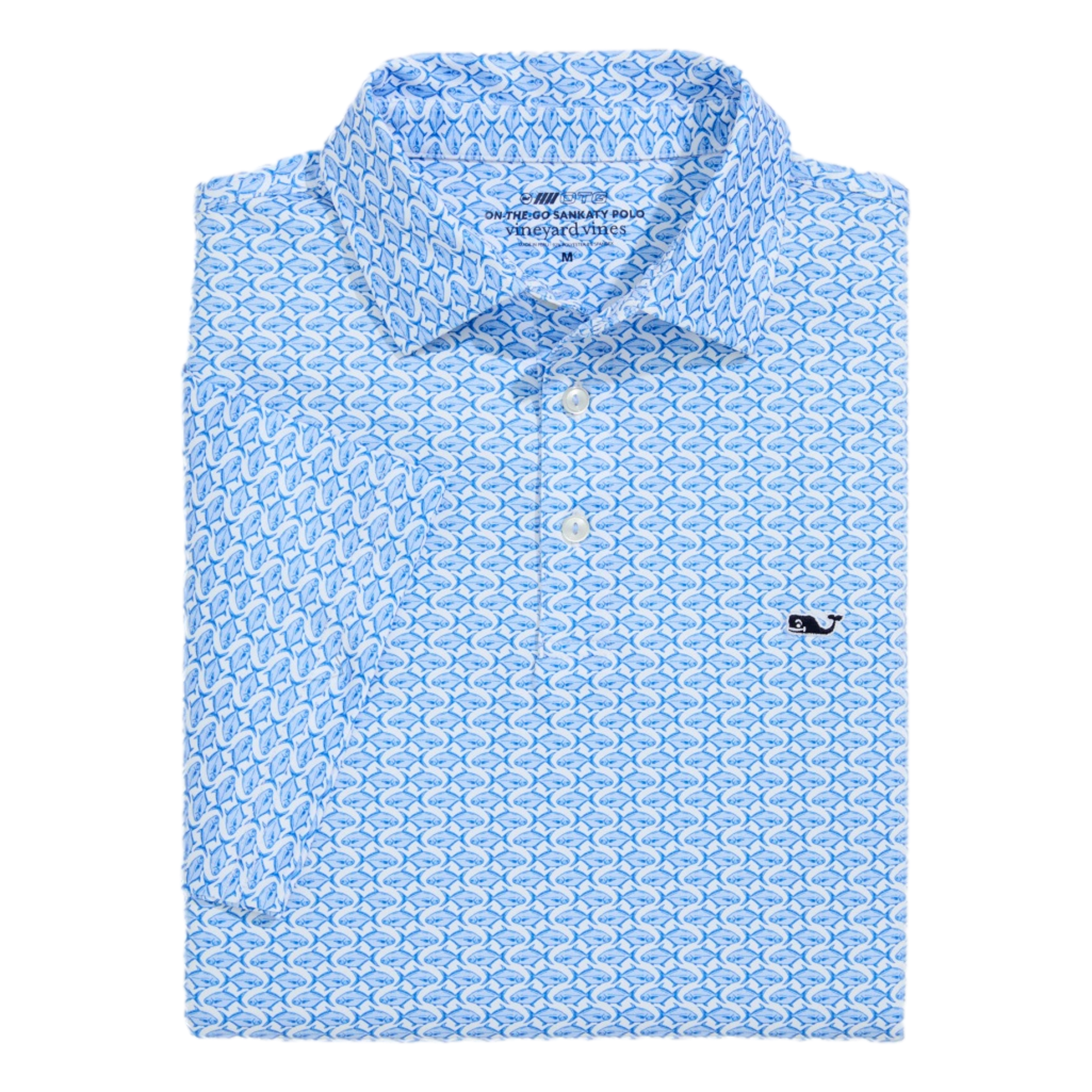 Printed Sankaty Men's Short Sleeve Golf Polo Shirt