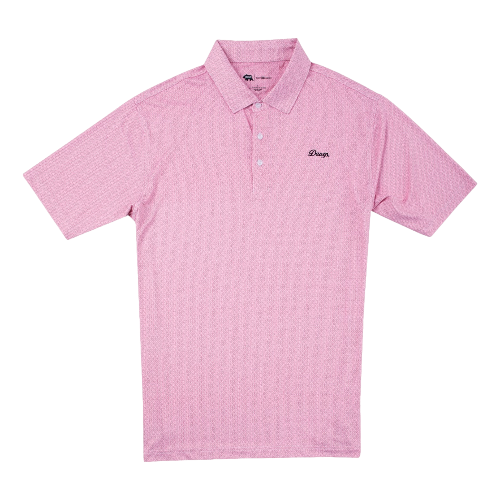 UGA Vintage G Dawgs Printed Men's Golf Polo Shirt