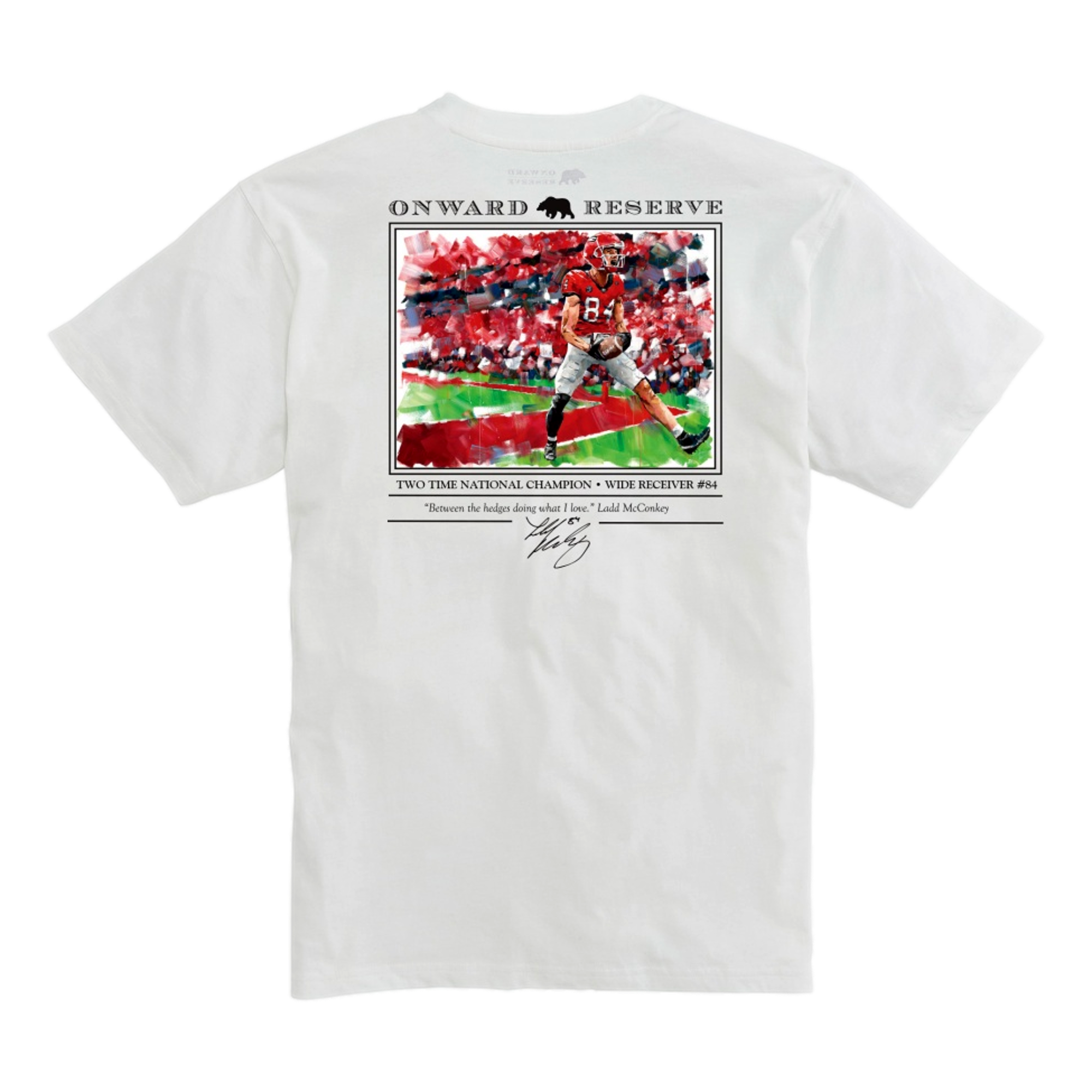 UGA Ladd McConkey Men's T-Shirt