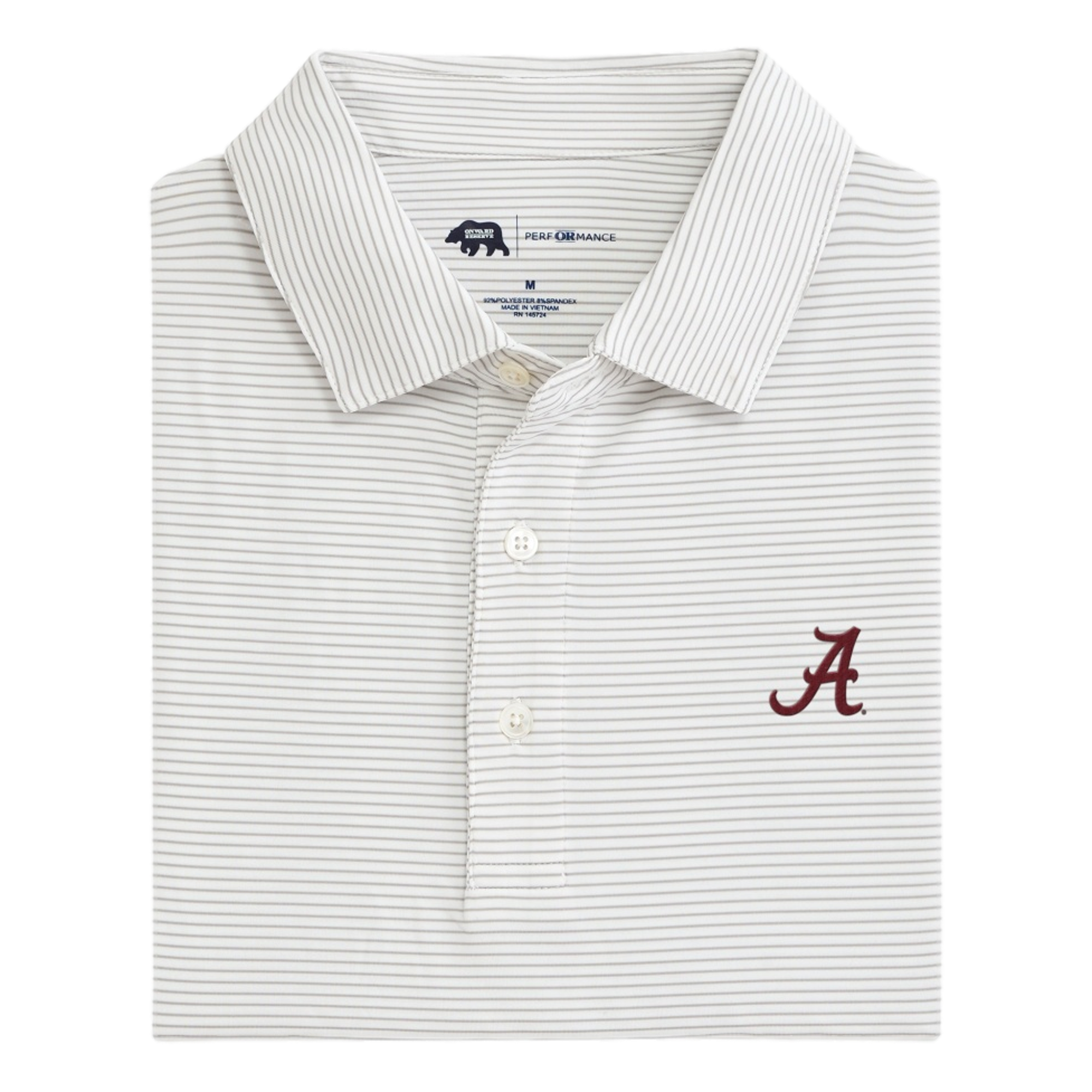 UA Script A Birdie Stripe Men's Golf Polo Shirt