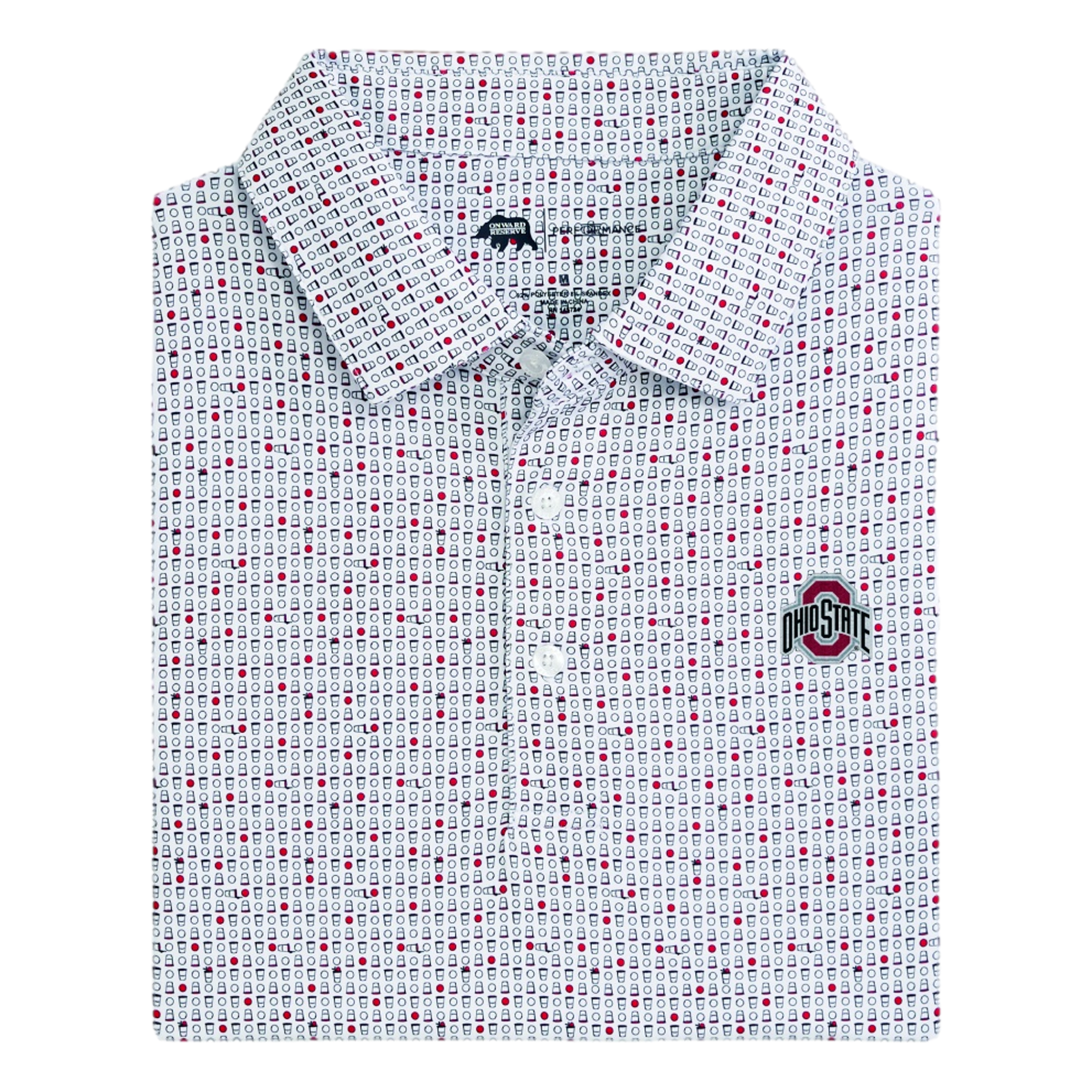 OSU Tailgate Games Printed Men's Golf Polo Shirt