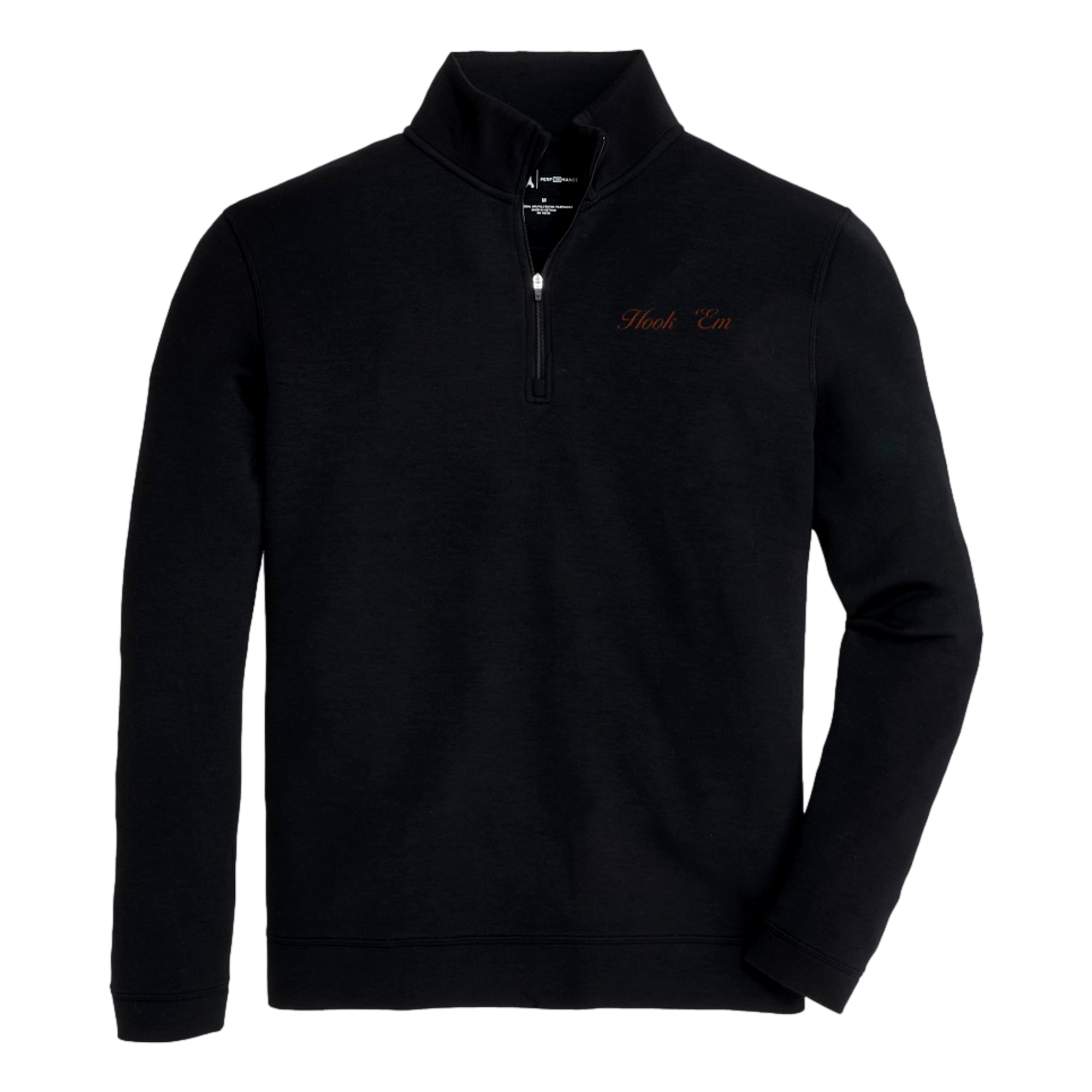 UT Hook Em Yeager Men's Golf Quarter Zip