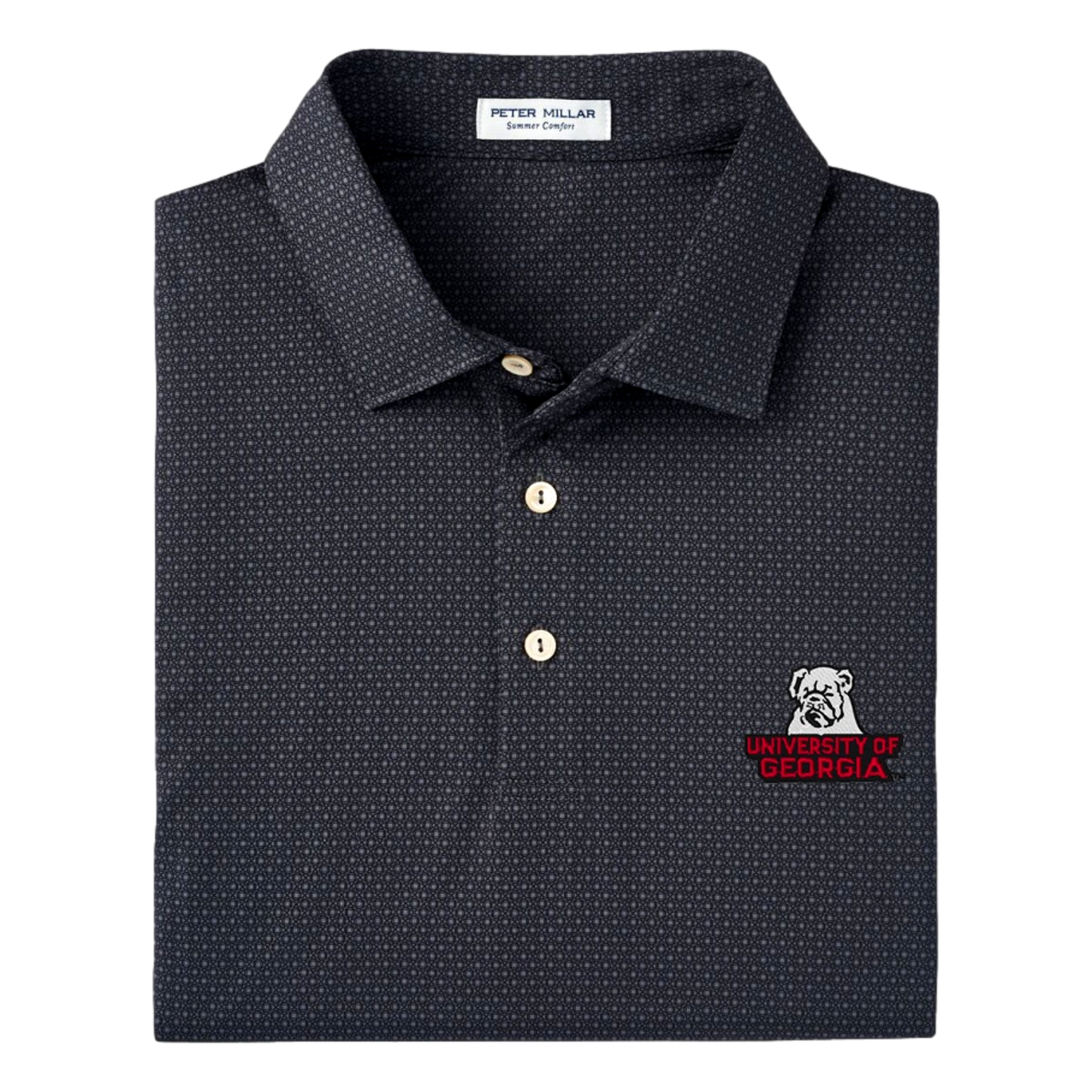 University of Georgia Tesseract Performance Jersey Men's Golf Polo Shirt