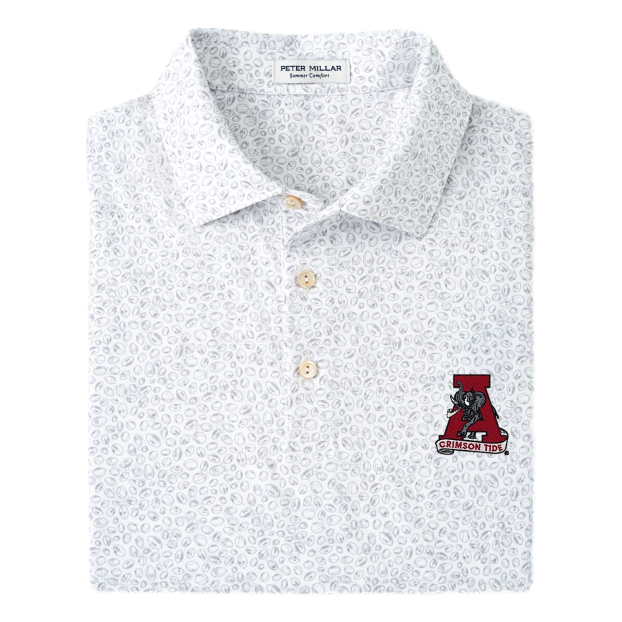 University of Alabama Blitz Performance Jersey Men's Golf Polo Shirt