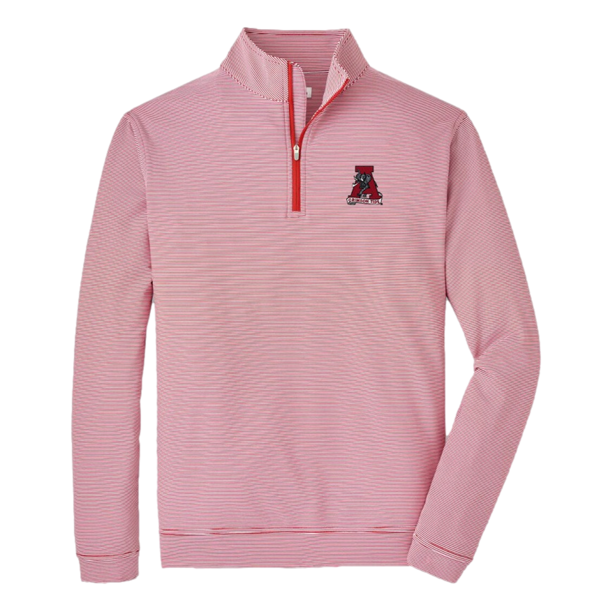 University of Alabama Perth Sugar Stripe Men's Golf Quarter Zip
