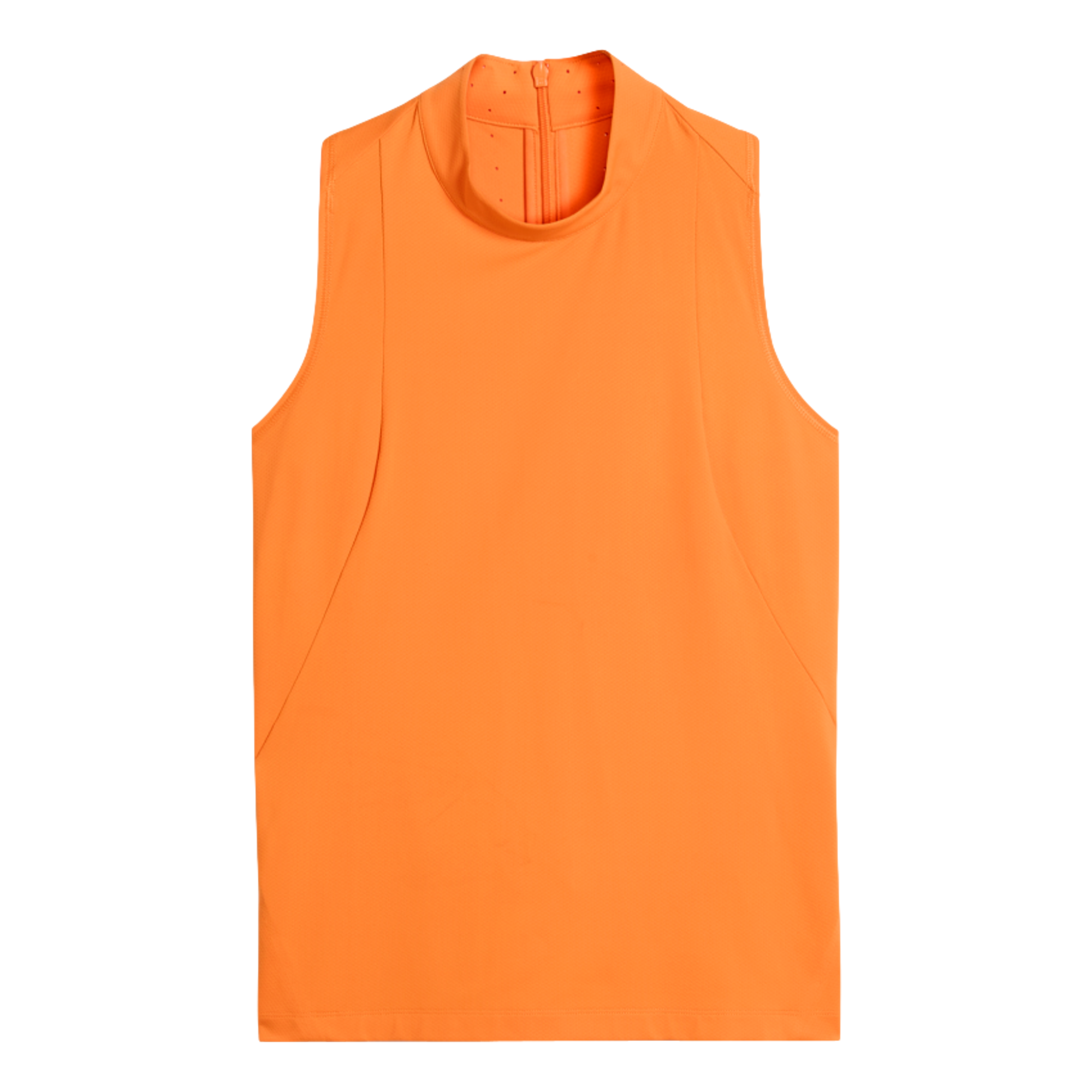 Nylon Sport Mockneck Women's Sleeveless Golf Polo Shirt
