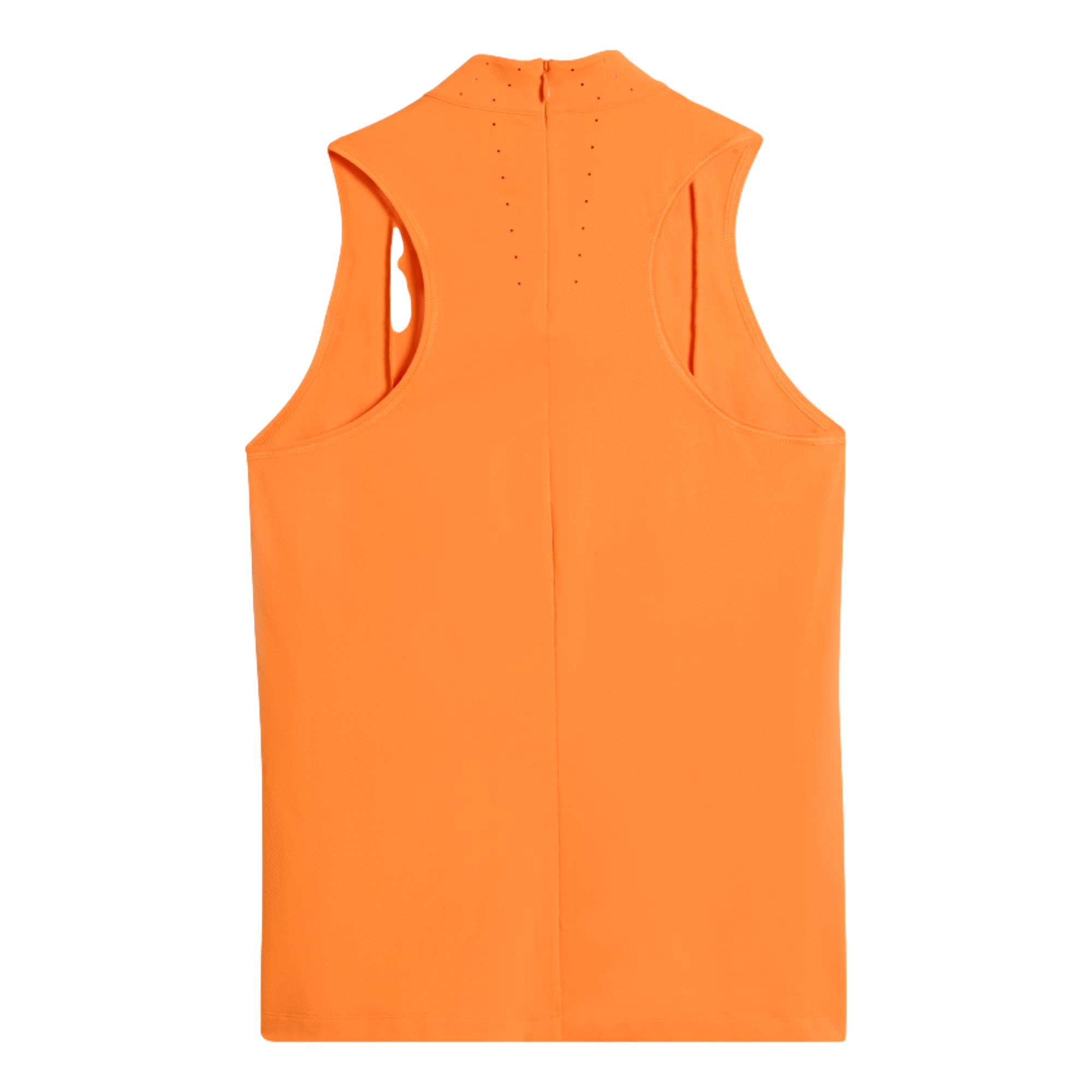 Nylon Sport Mockneck Women's Sleeveless Golf Polo Shirt