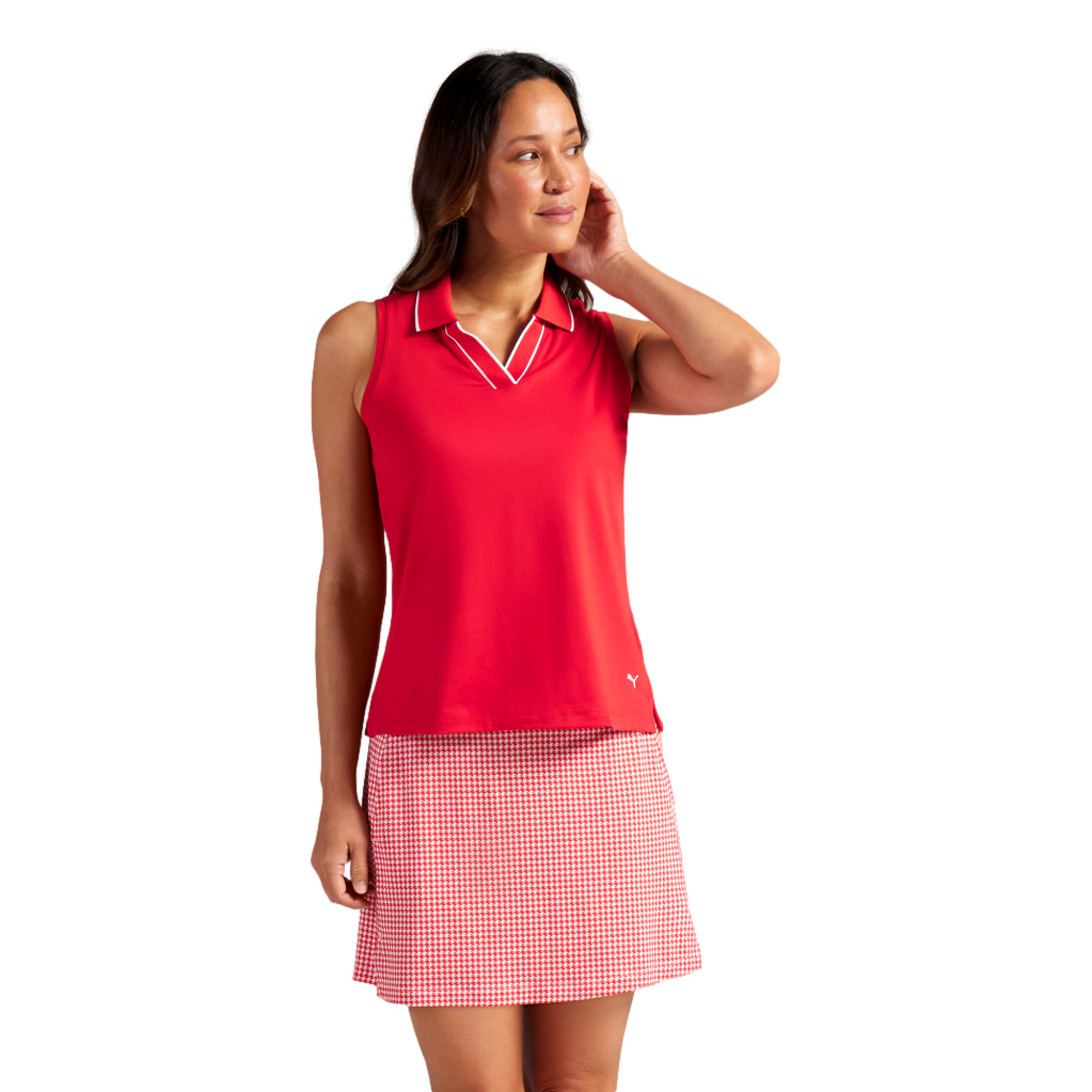 Cloudspun Essential Women's Sleeveless Golf Polo Shirt