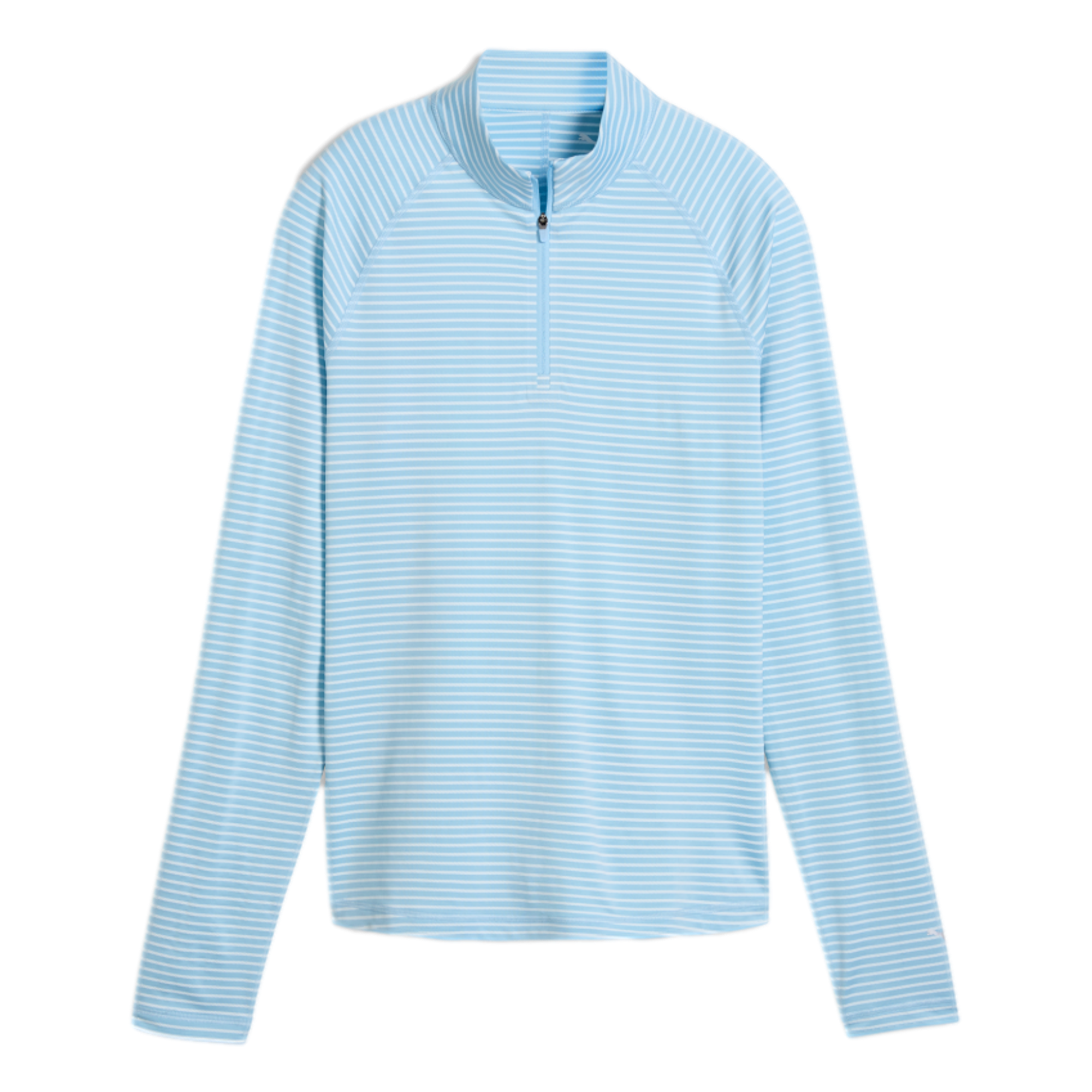 Stripe UV Sun Protection Women's Golf Quarter Zip