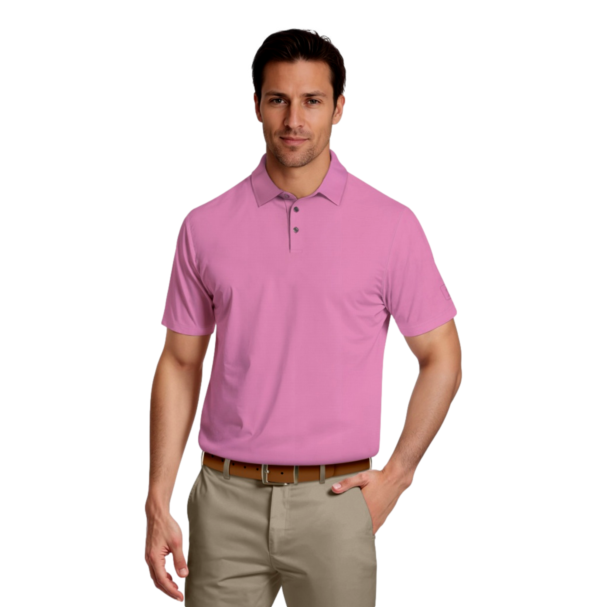 Airflux Men's Short Sleeve Golf Polo Shirt