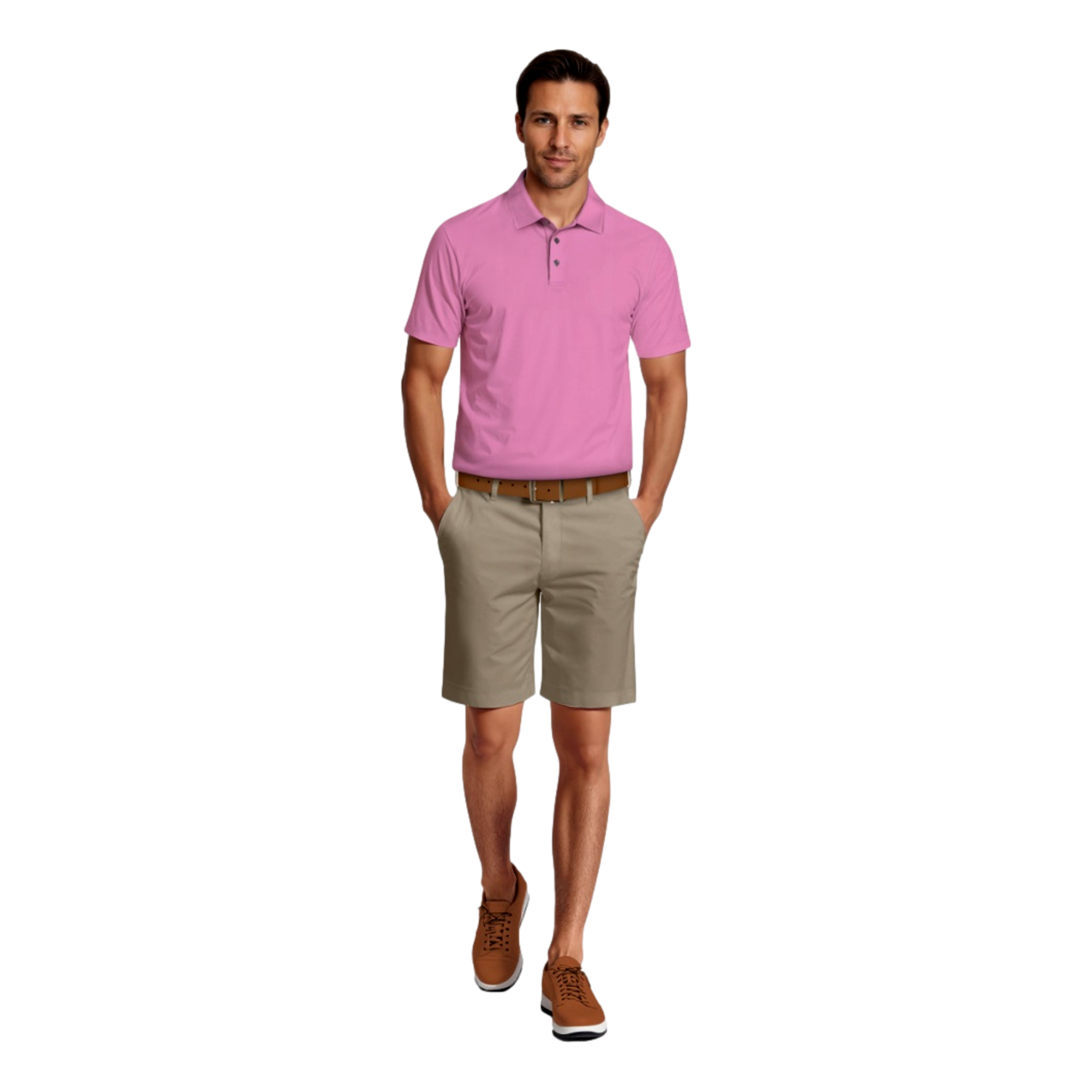 Airflux Men's Short Sleeve Golf Polo Shirt