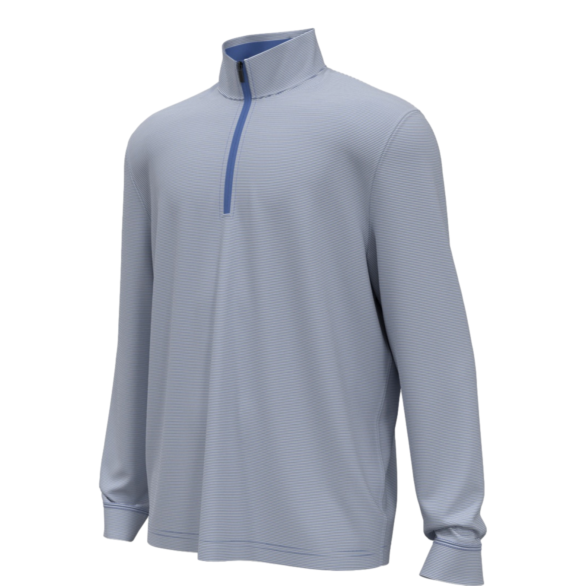 Feeder Stripe Mock Neck Men's Golf Quarter Zip | PGA TOUR Superstore