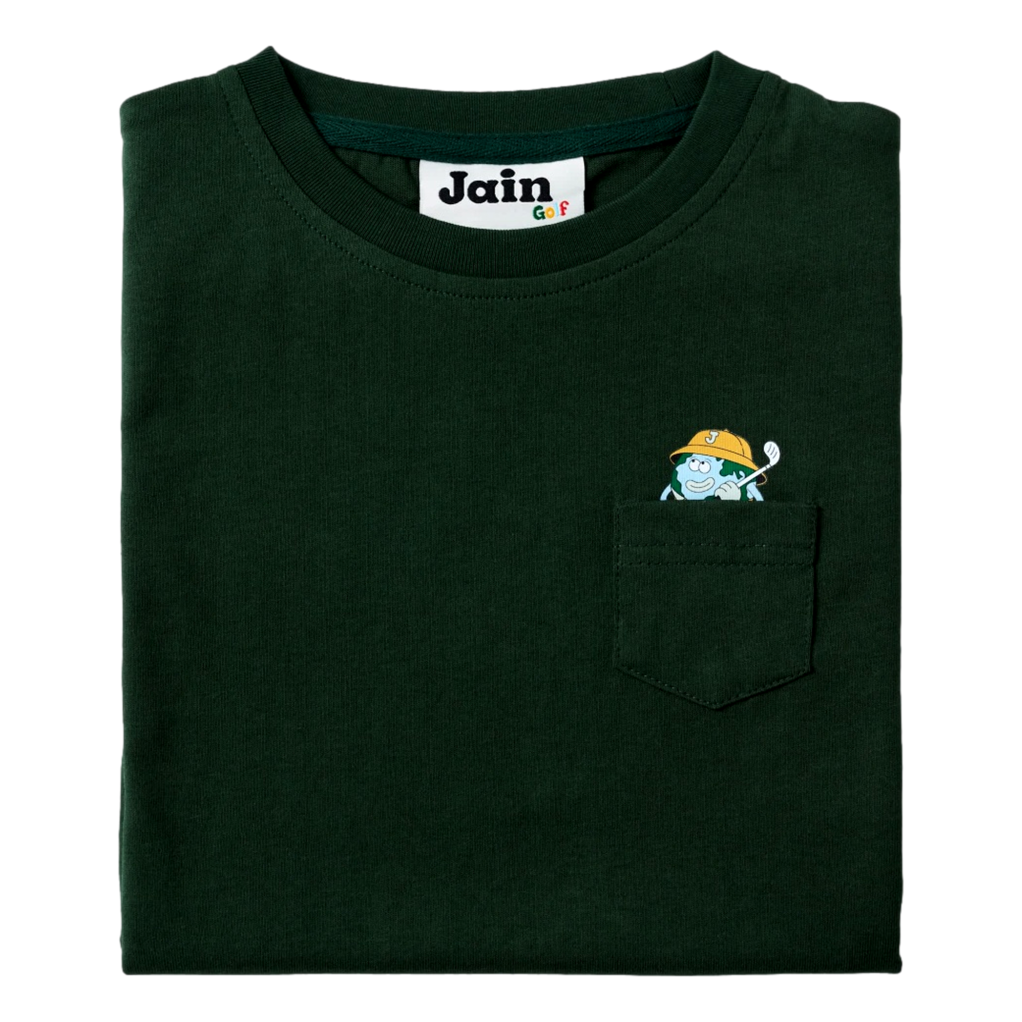 Unisex Crew Neck Golf Pocket Tee